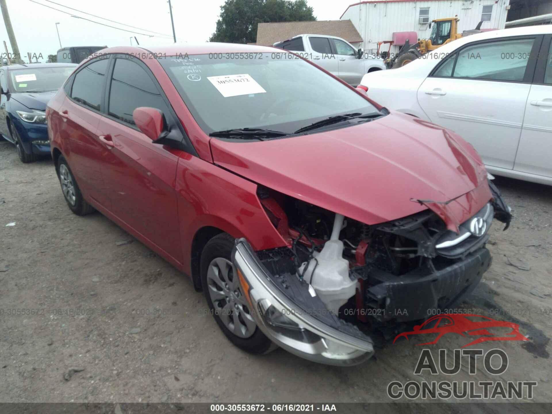 HYUNDAI ACCENT 2017 - KMHCT4AE7HU341255