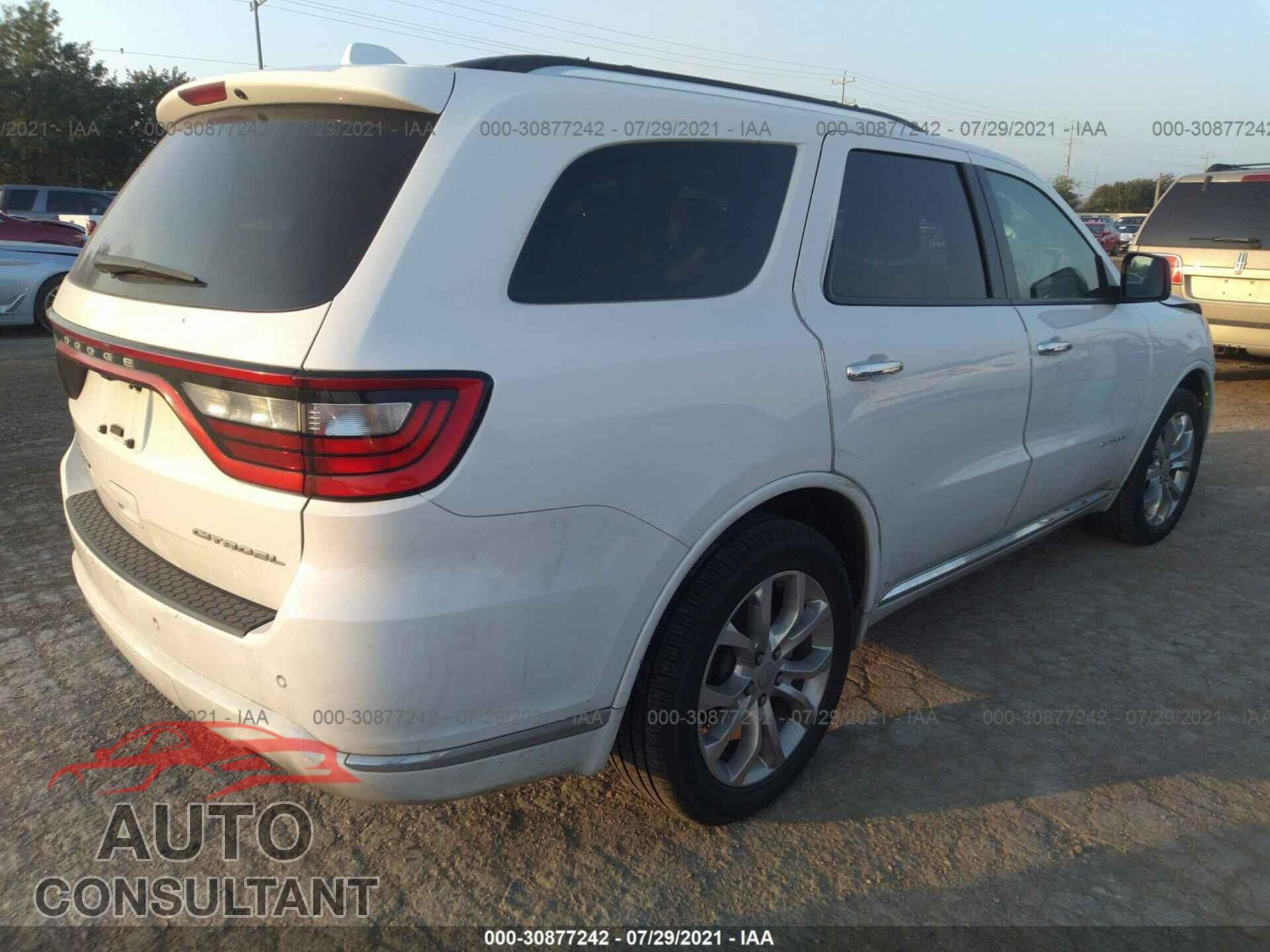 DODGE DURANGO 2017 - 1C4RDHEGXHC652277