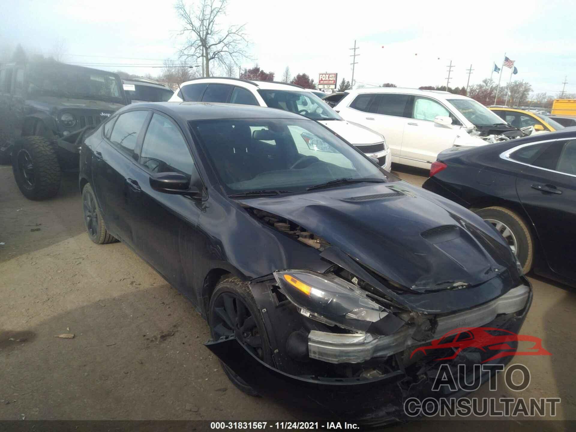 DODGE DART 2016 - 1C3CDFBB0GD732946