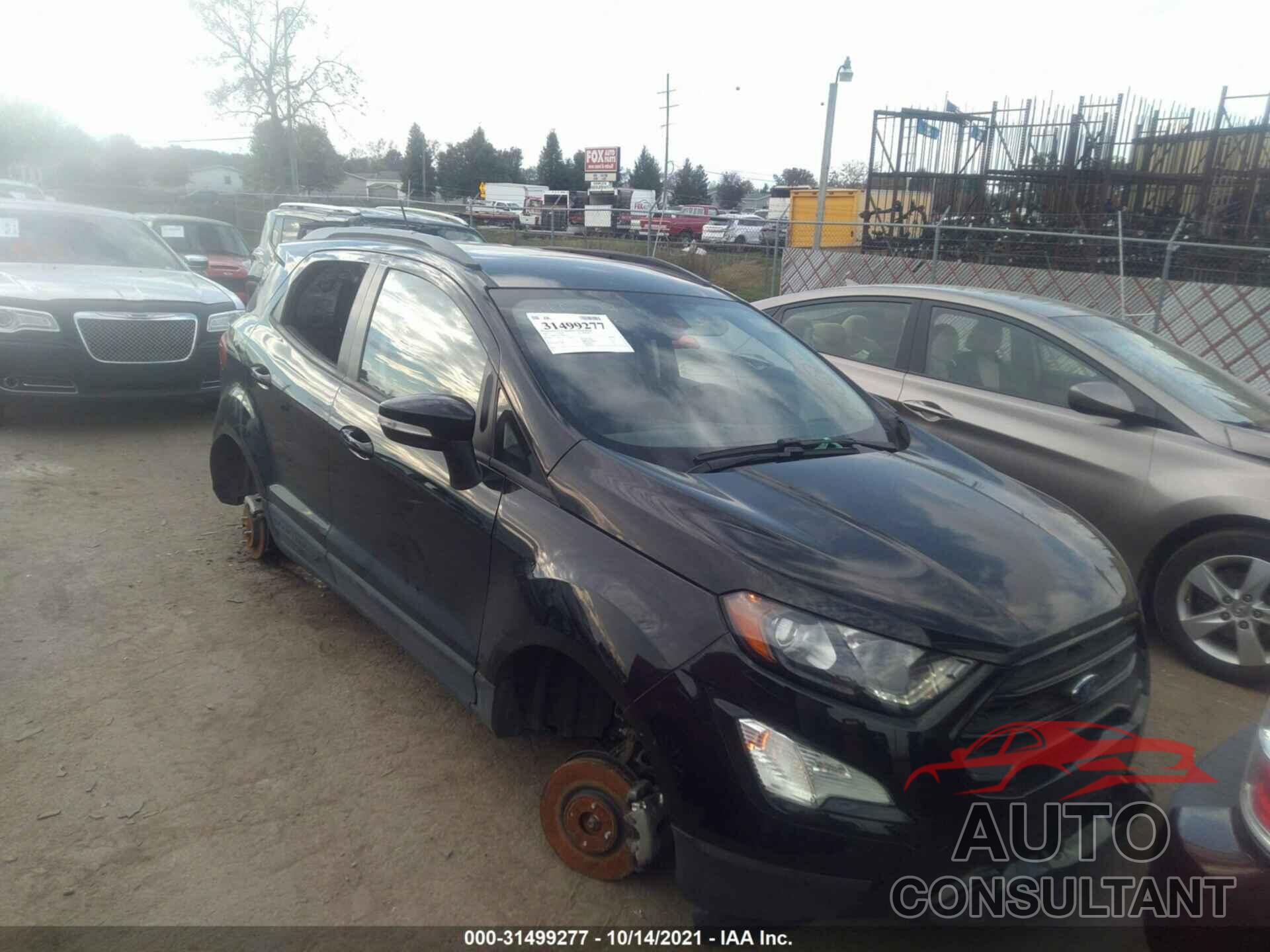 FORD ECOSPORT 2019 - MAJ6S3JL5KC306424