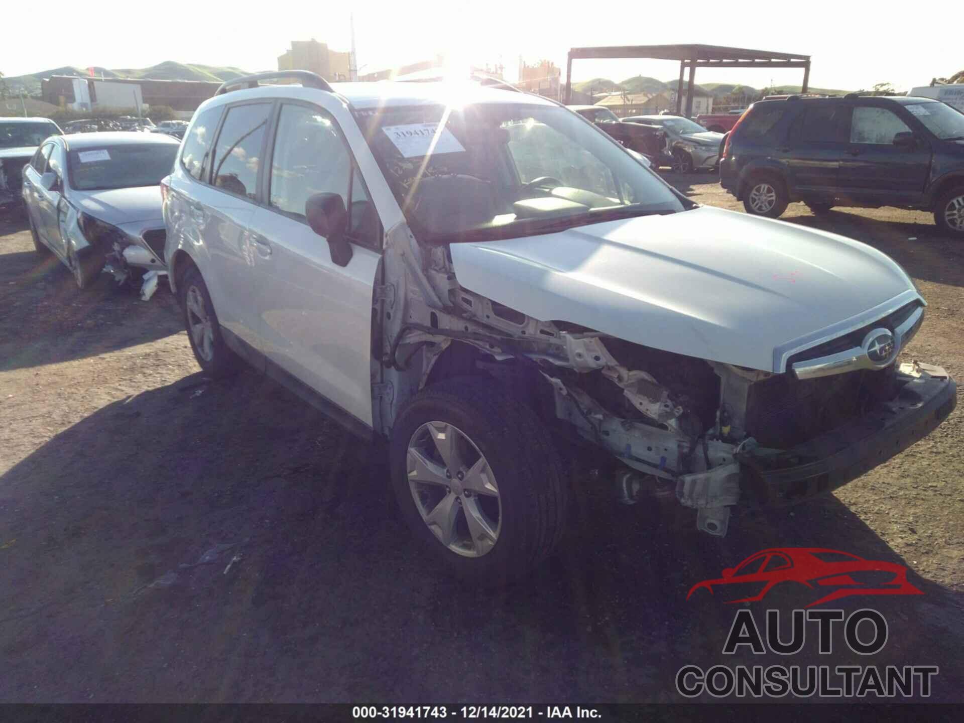 SUBARU FORESTER 2016 - JF2SJABC7GH409810