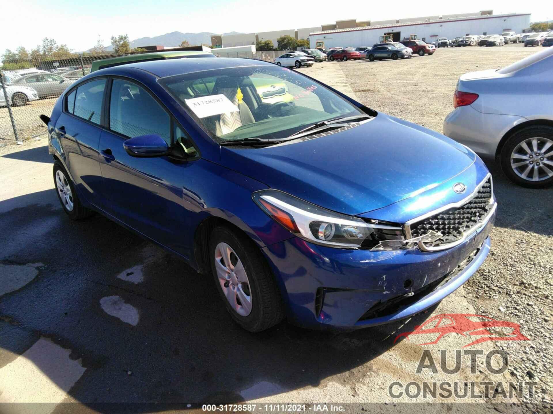 KIA FORTE 2017 - 3KPFK4A76HE159034