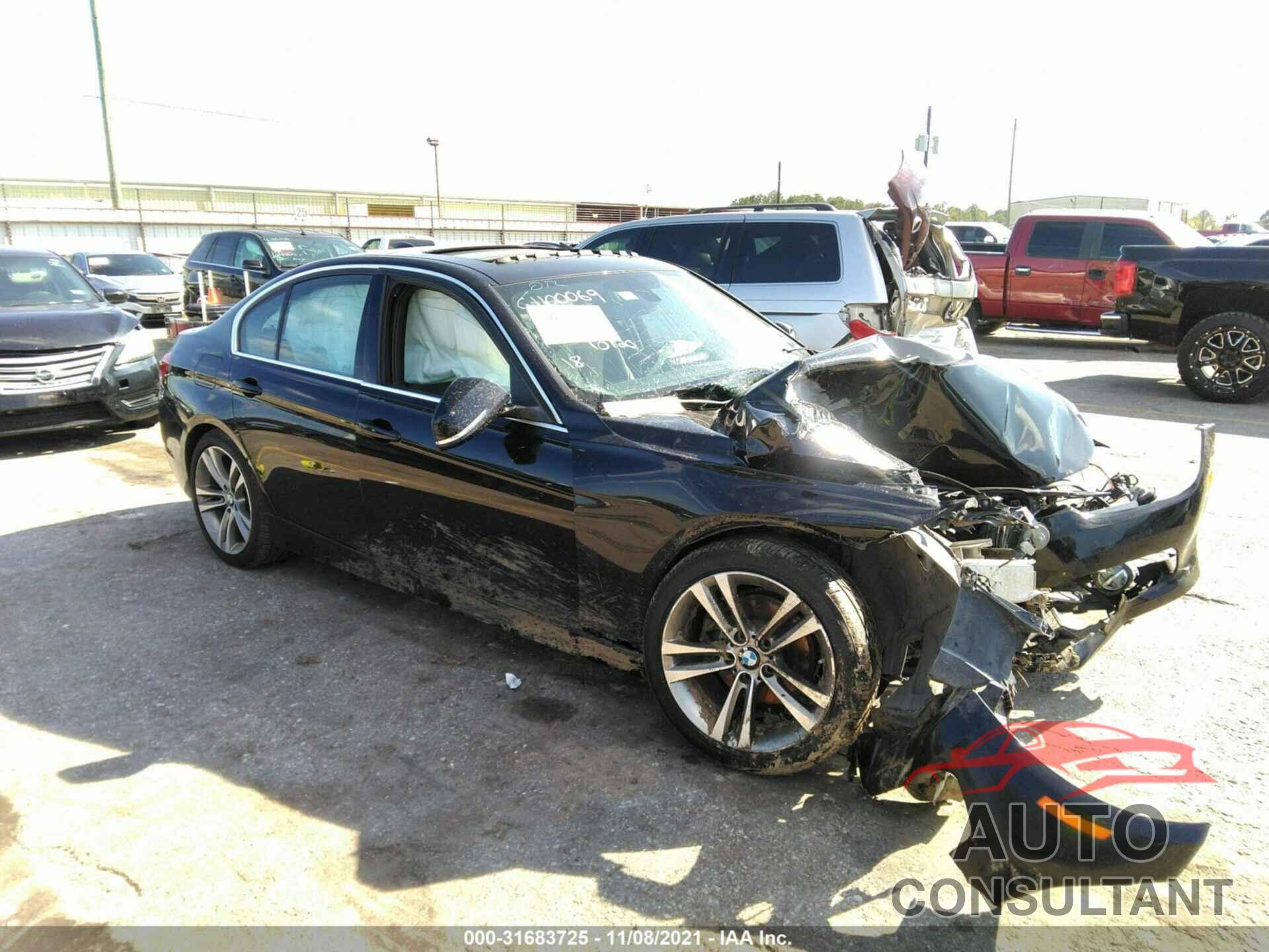 BMW 3 SERIES 2018 - WBA8B9G53JNU97436