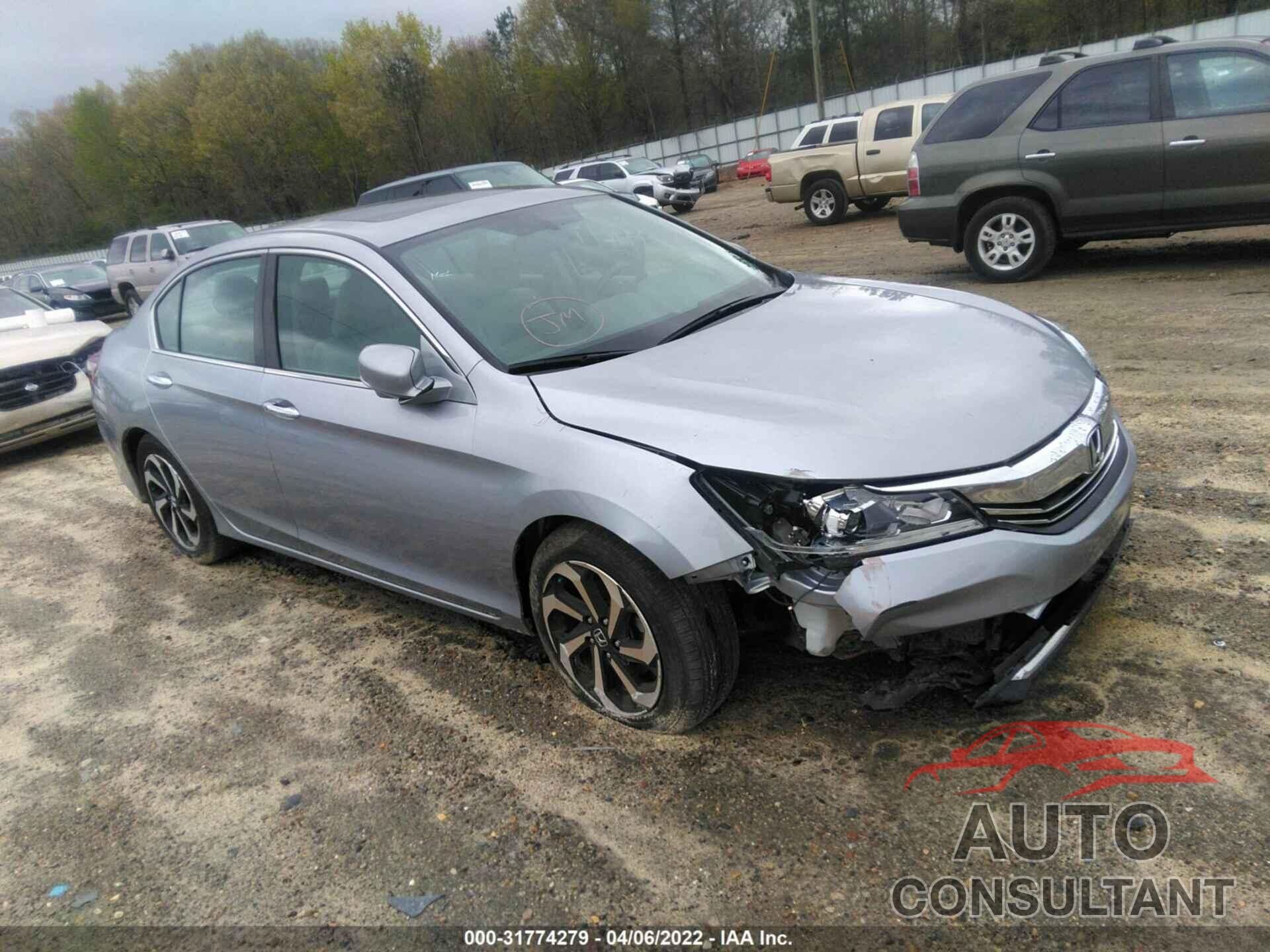 HONDA ACCORD SEDAN 2017 - 1HGCR2F8XHA250154