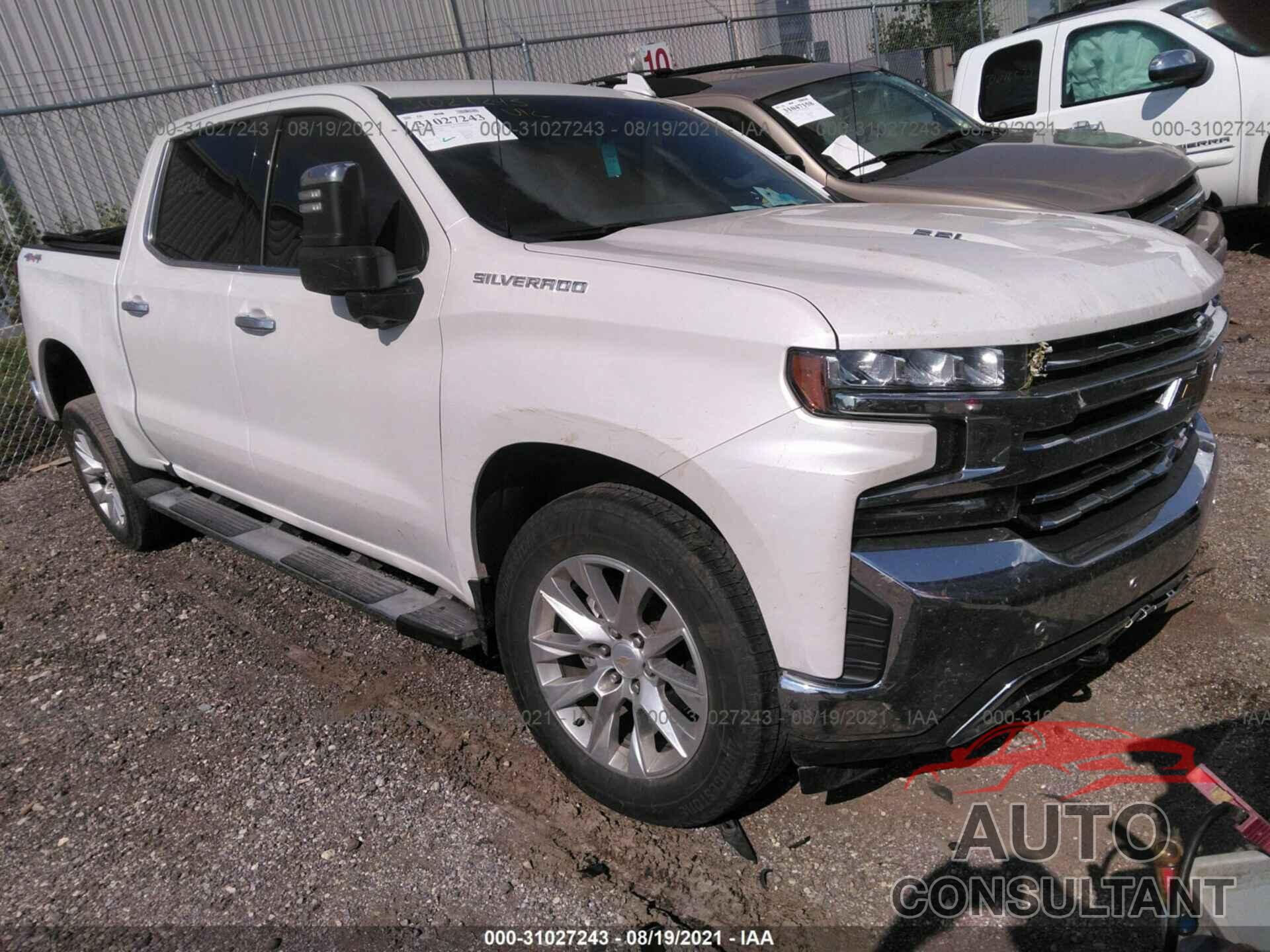 CHEVROLET SILVERADO 1500 2020 - 3GCUYGEL1LG150883