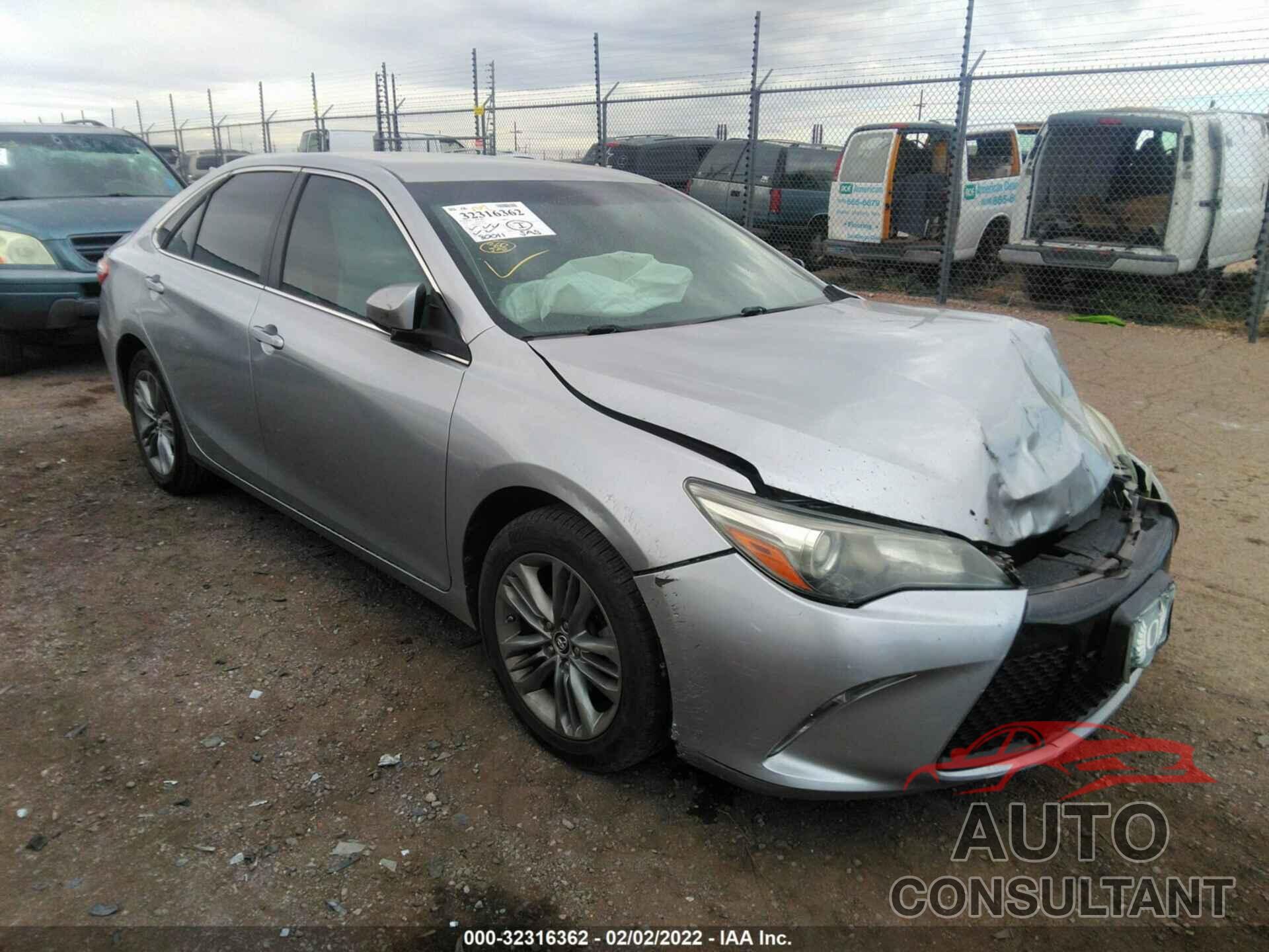 TOYOTA CAMRY 2016 - 4T1BF1FK2GU120449