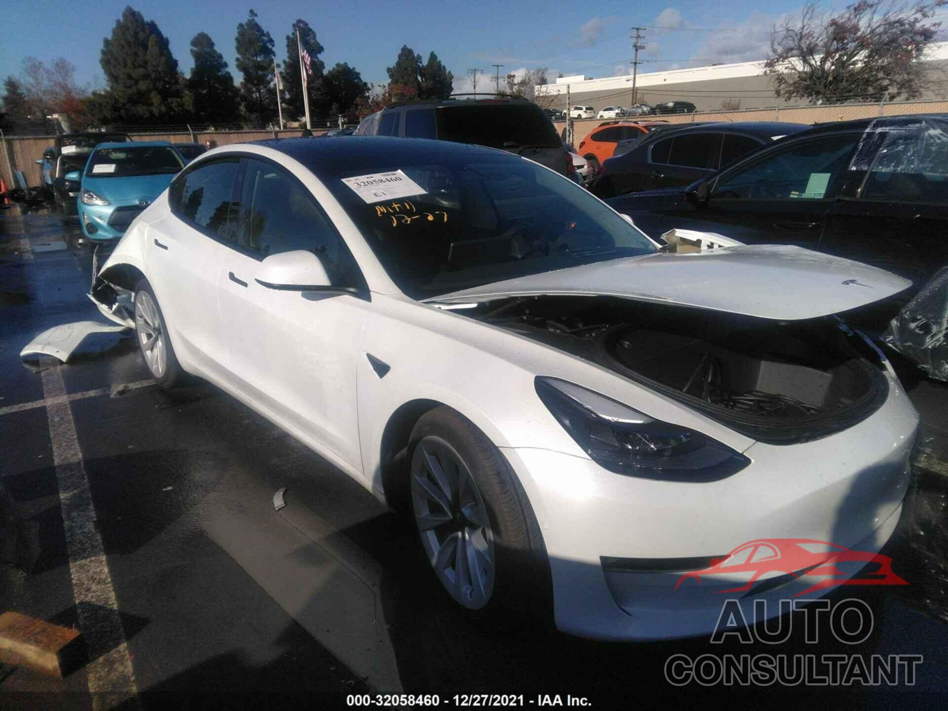 TESLA MODEL 3 2021 - 5YJ3E1EB2MF927474