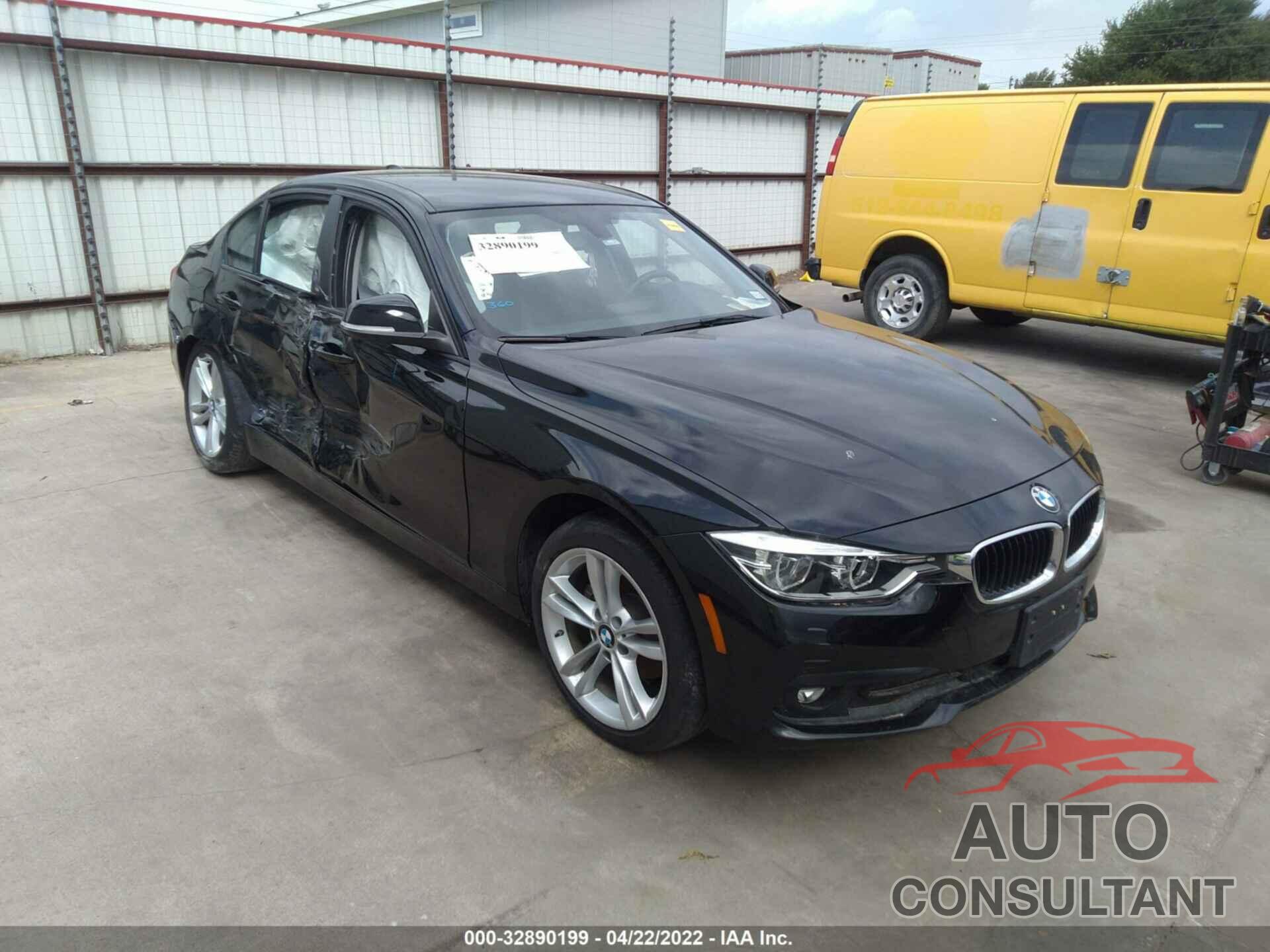 BMW 3 SERIES 2018 - WBA8E1G54JNU93260