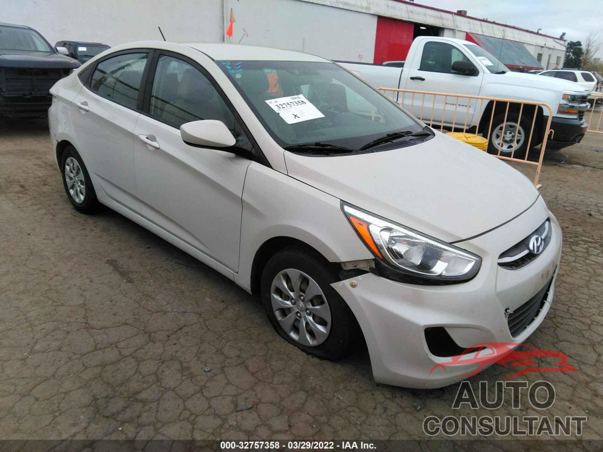 HYUNDAI ACCENT 2016 - KMHCT4AE4GU104608