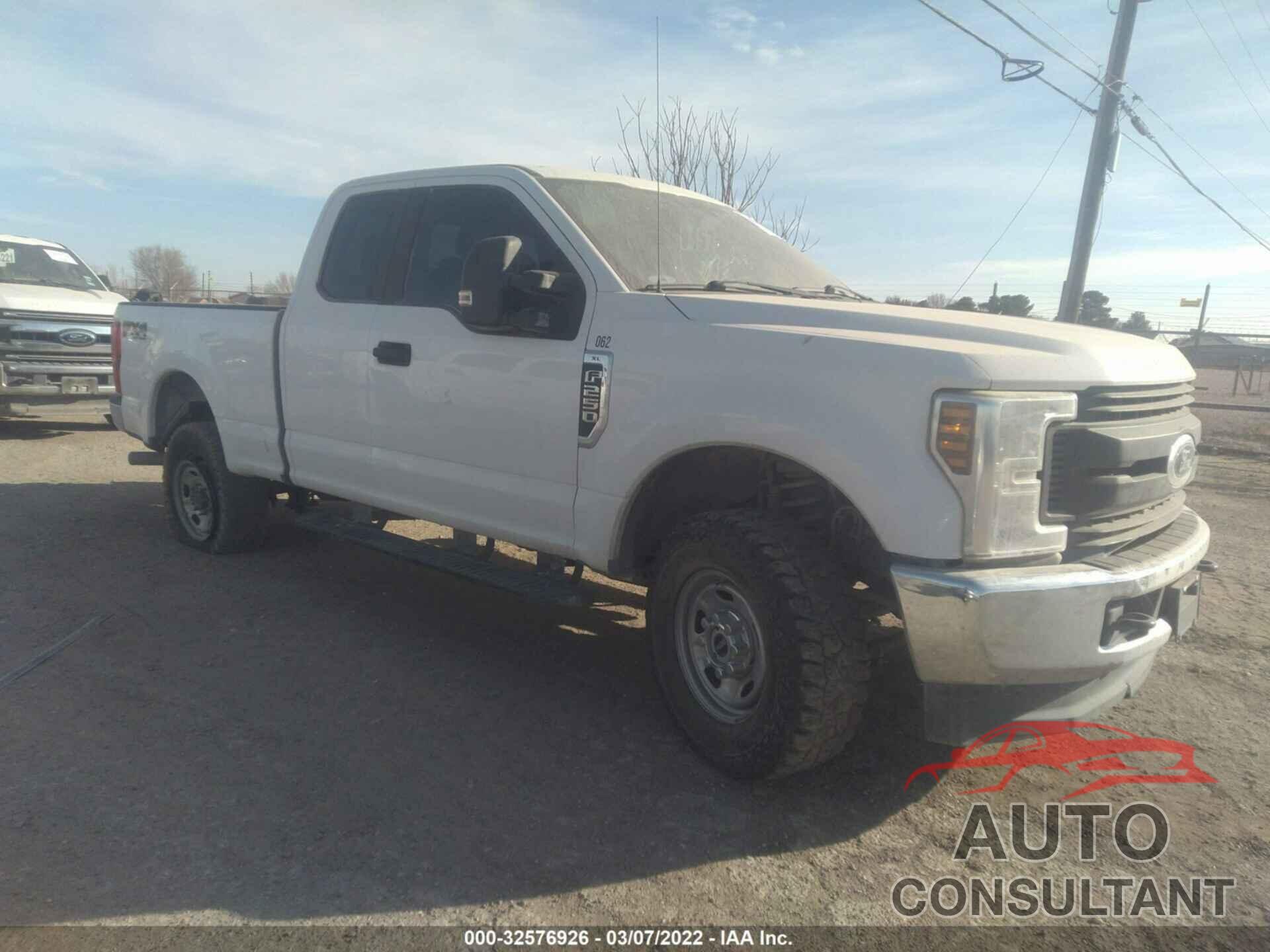 FORD SUPER DUTY F-250 SRW 2019 - 1FT7X2B61KEE06169