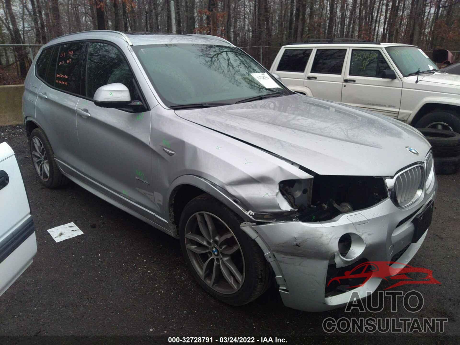 BMW X3 2016 - 5UXWX9C54G0D81719