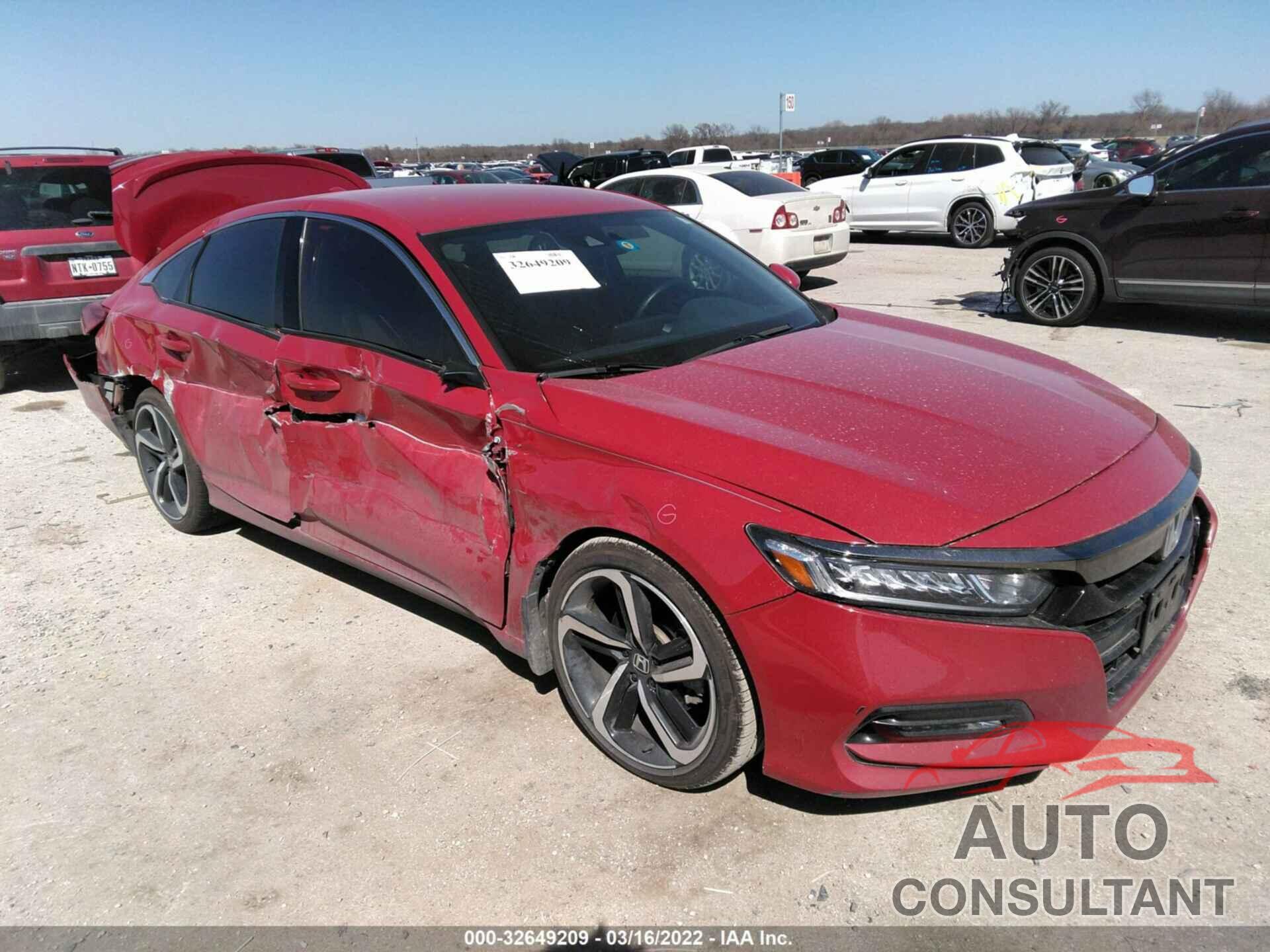 HONDA ACCORD SEDAN 2018 - 1HGCV1F31JA065619