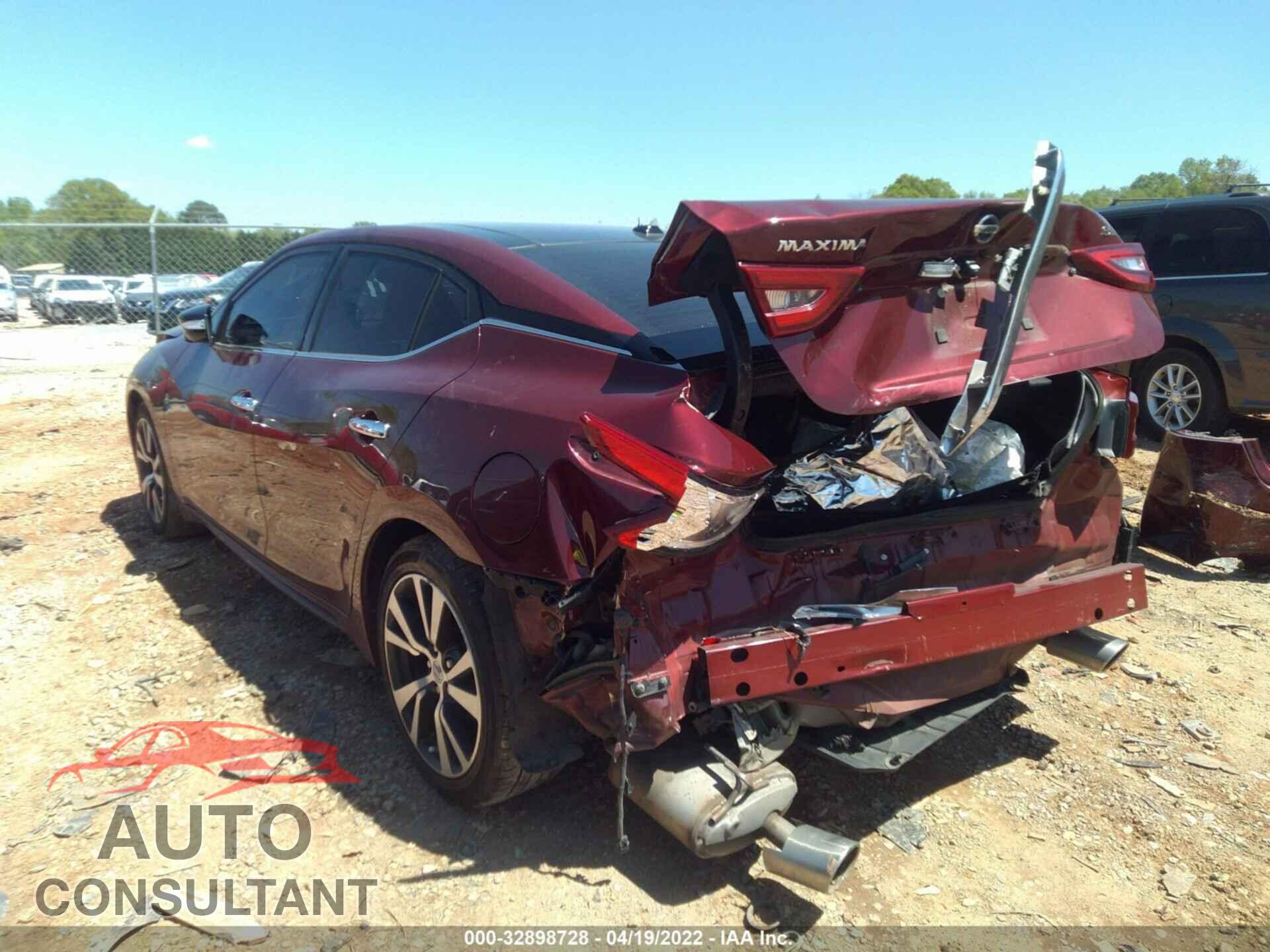 NISSAN MAXIMA 2017 - 1N4AA6AP2HC378174