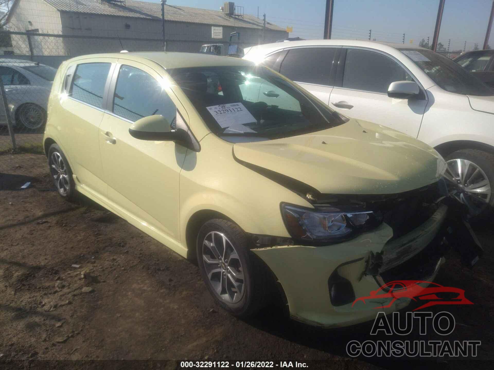 CHEVROLET SONIC 2017 - 1G1JD6SH8H4110225