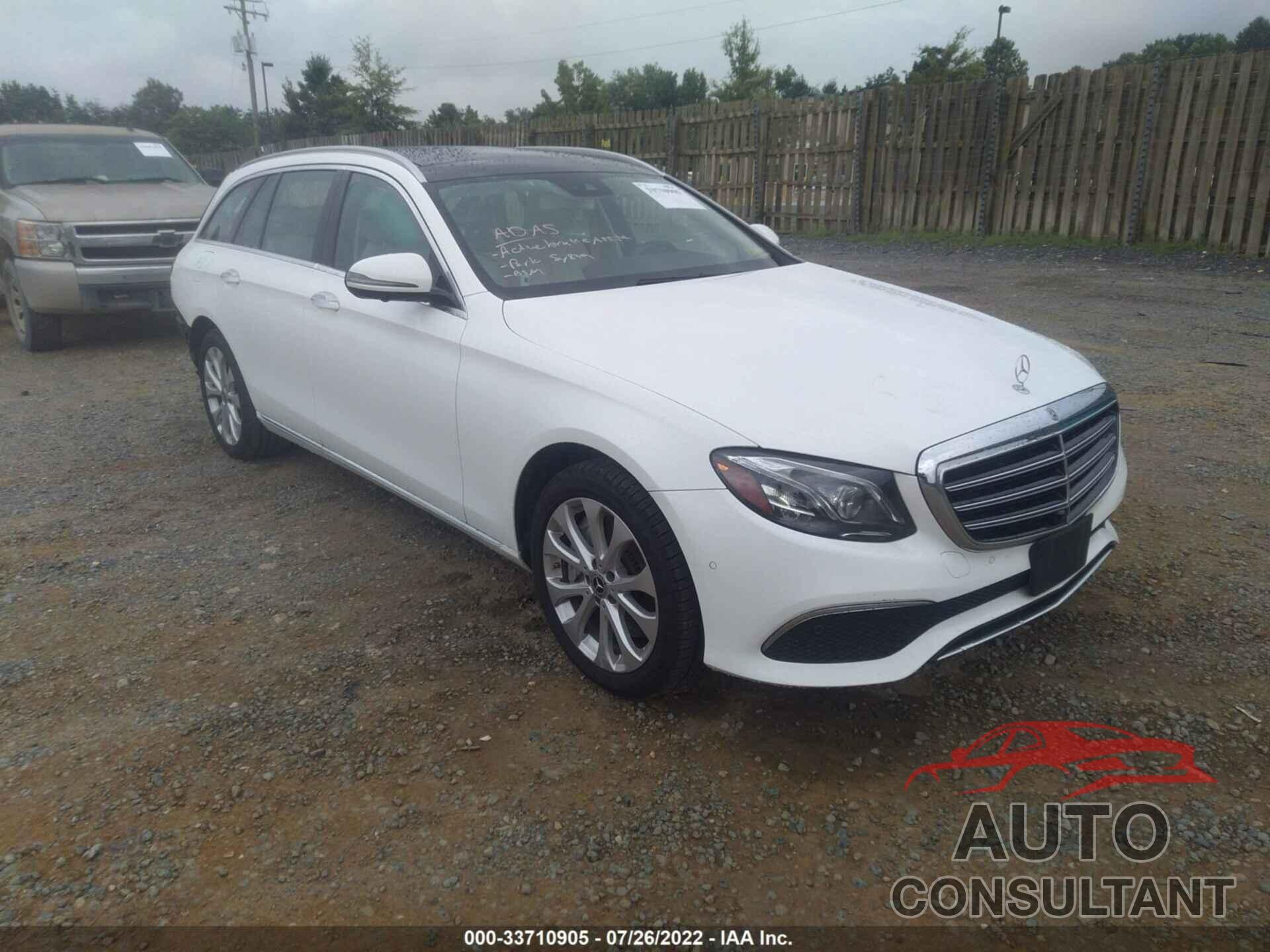 MERCEDES-BENZ E-CLASS 2019 - WDDZH6JB4KA536956