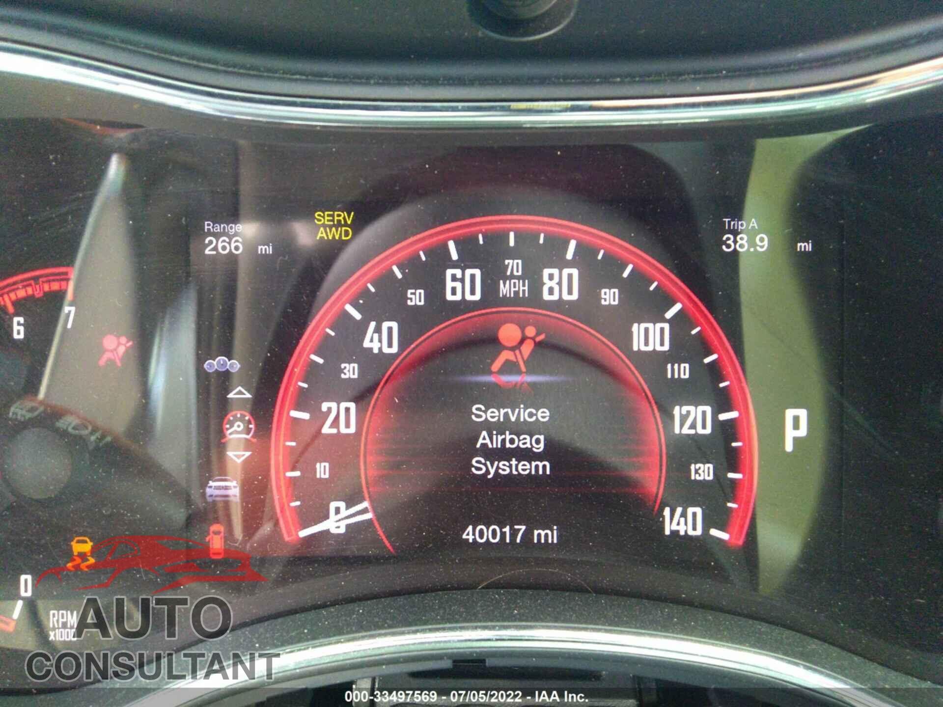 DODGE DURANGO 2016 - 1C4SDJET2GC486518