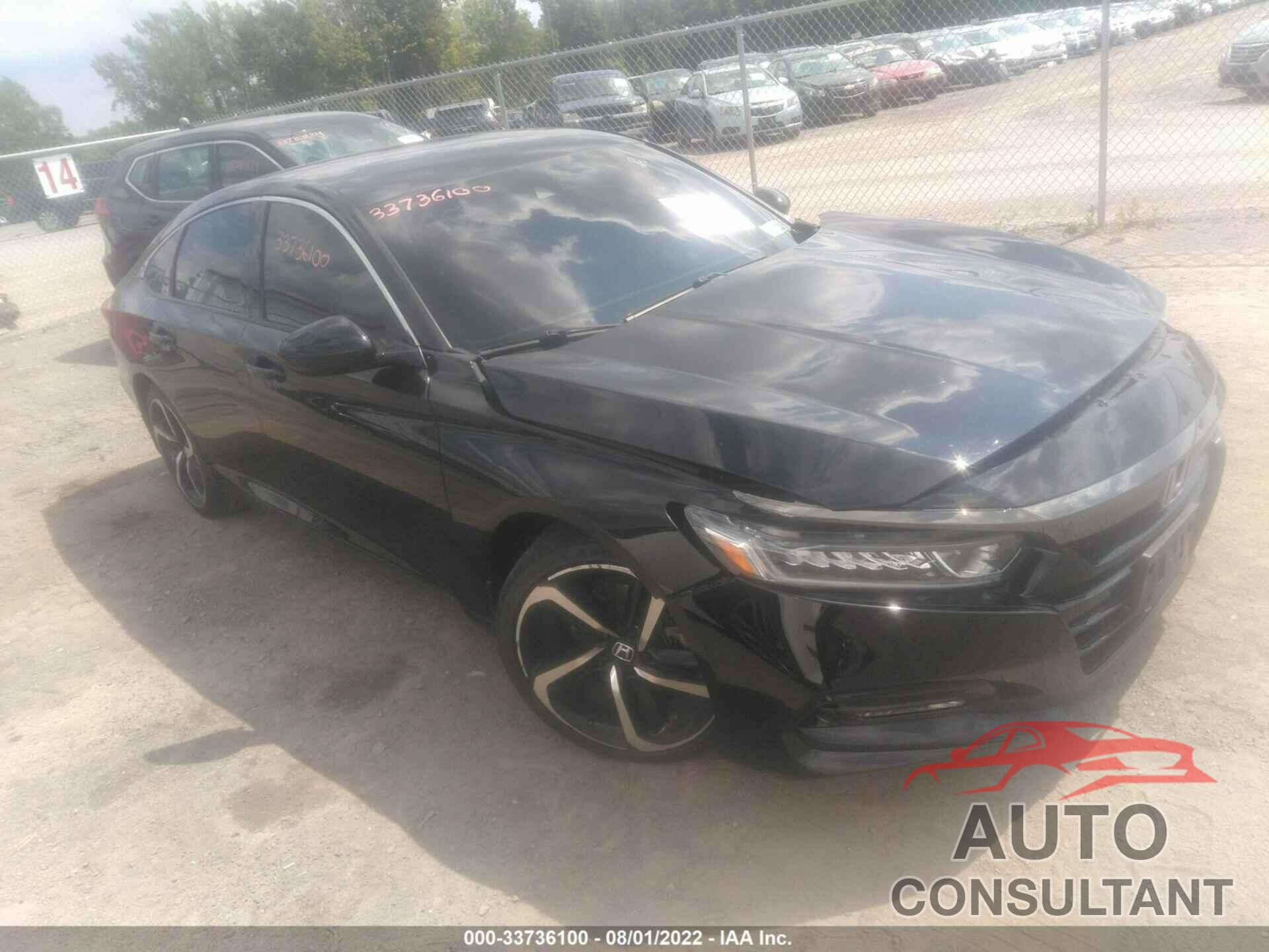 HONDA ACCORD SEDAN 2018 - 1HGCV1F36JA093397