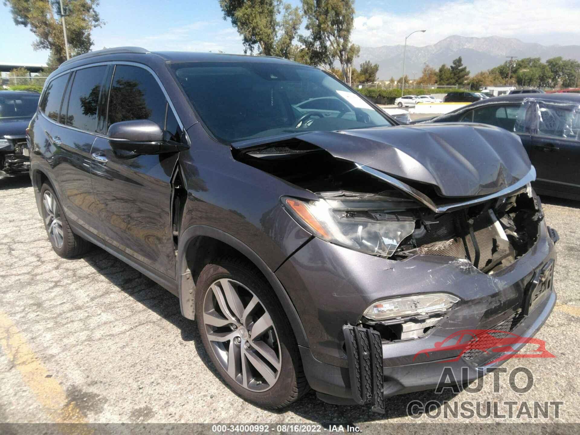 HONDA PILOT 2016 - 5FNYF5H93GB039503