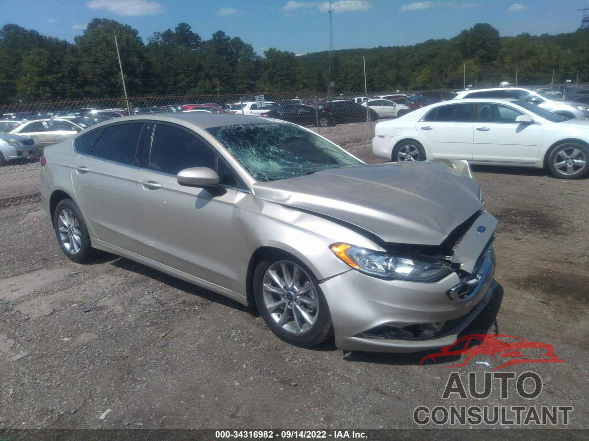 FORD FUSION 2017 - 3FA6P0H71HR410797