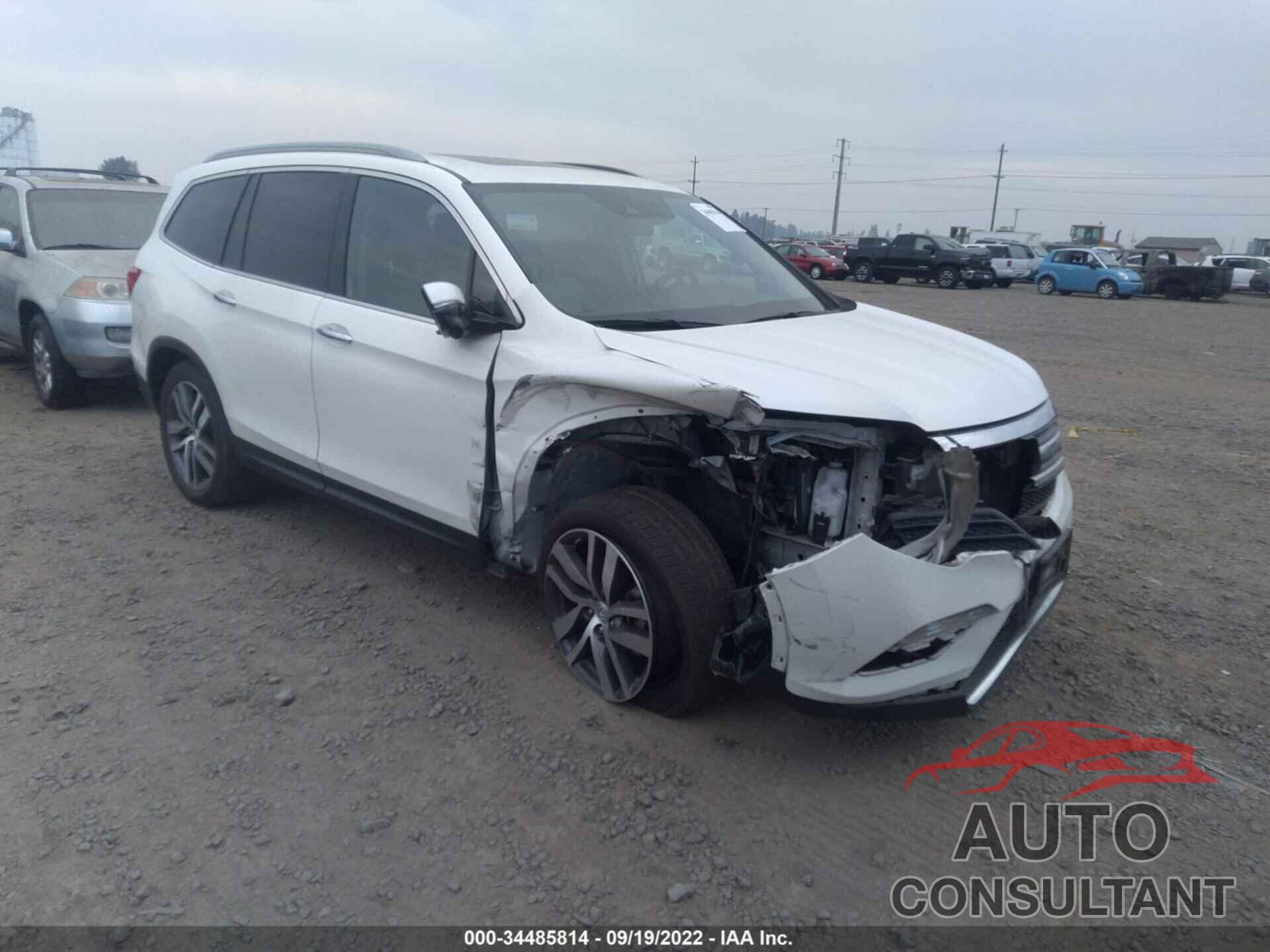 HONDA PILOT 2017 - 5FNYF5H94HB039253