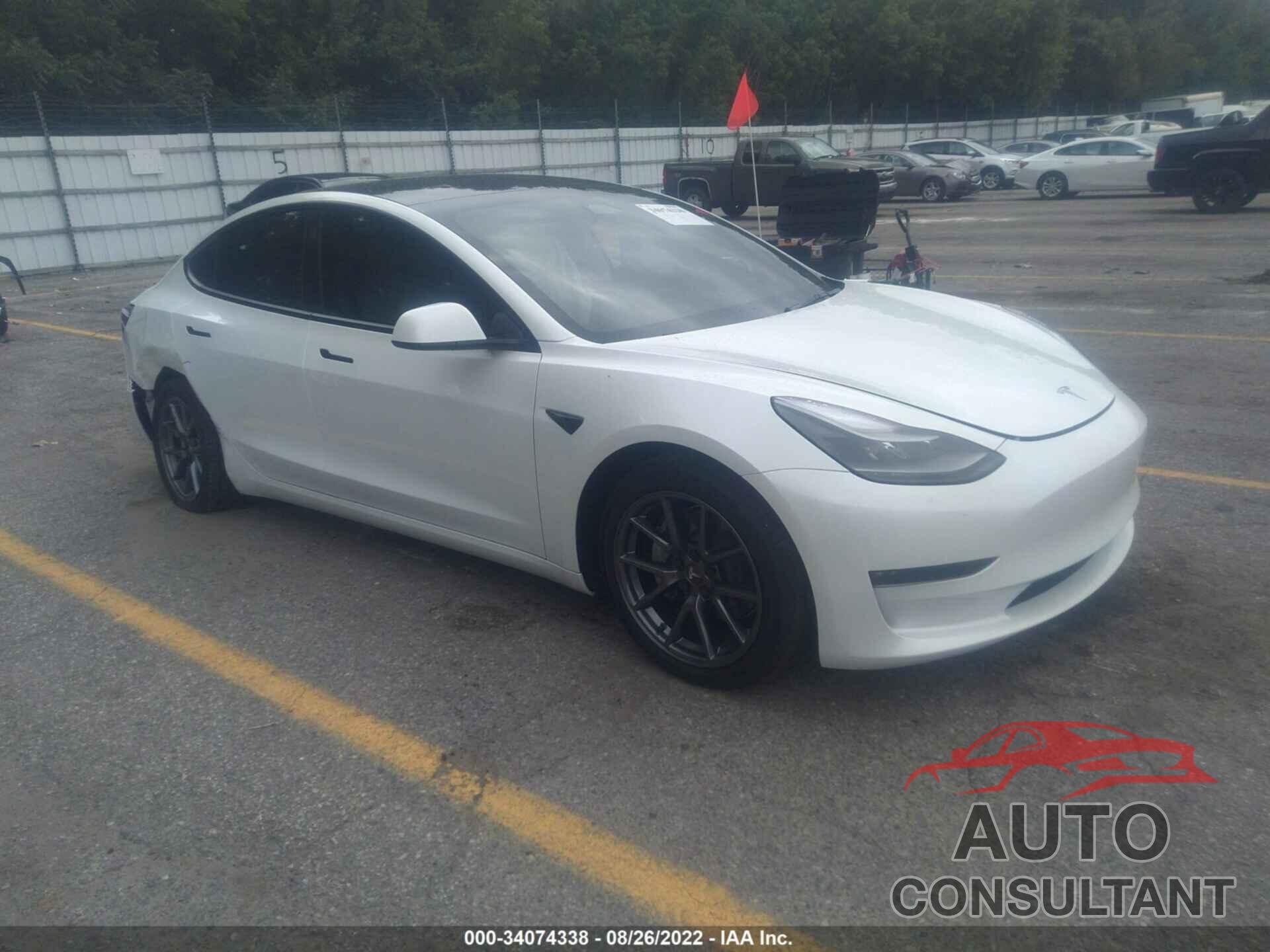 TESLA MODEL 3 2022 - 5YJ3E1EB9NF270156