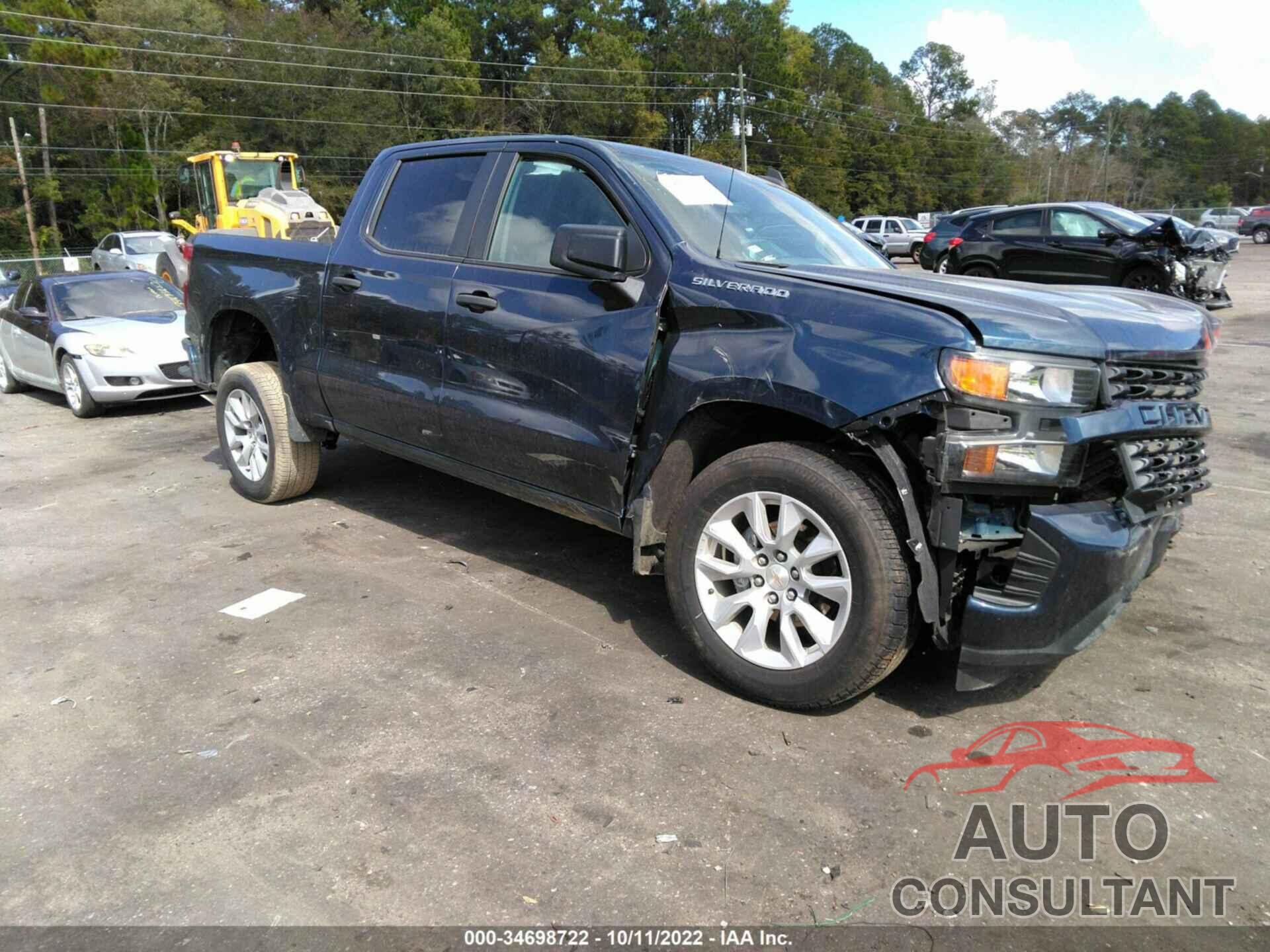 CHEVROLET SILVERADO 1500 2021 - 3GCPWBEK4MG334682
