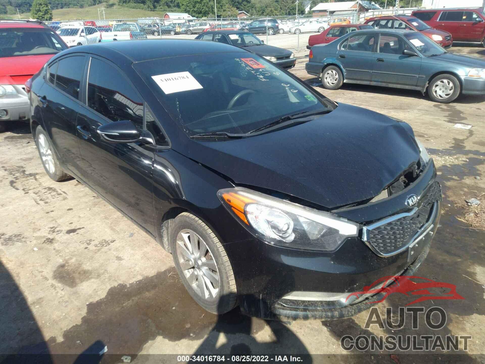 KIA FORTE 2016 - KNAFX4A64G5446310