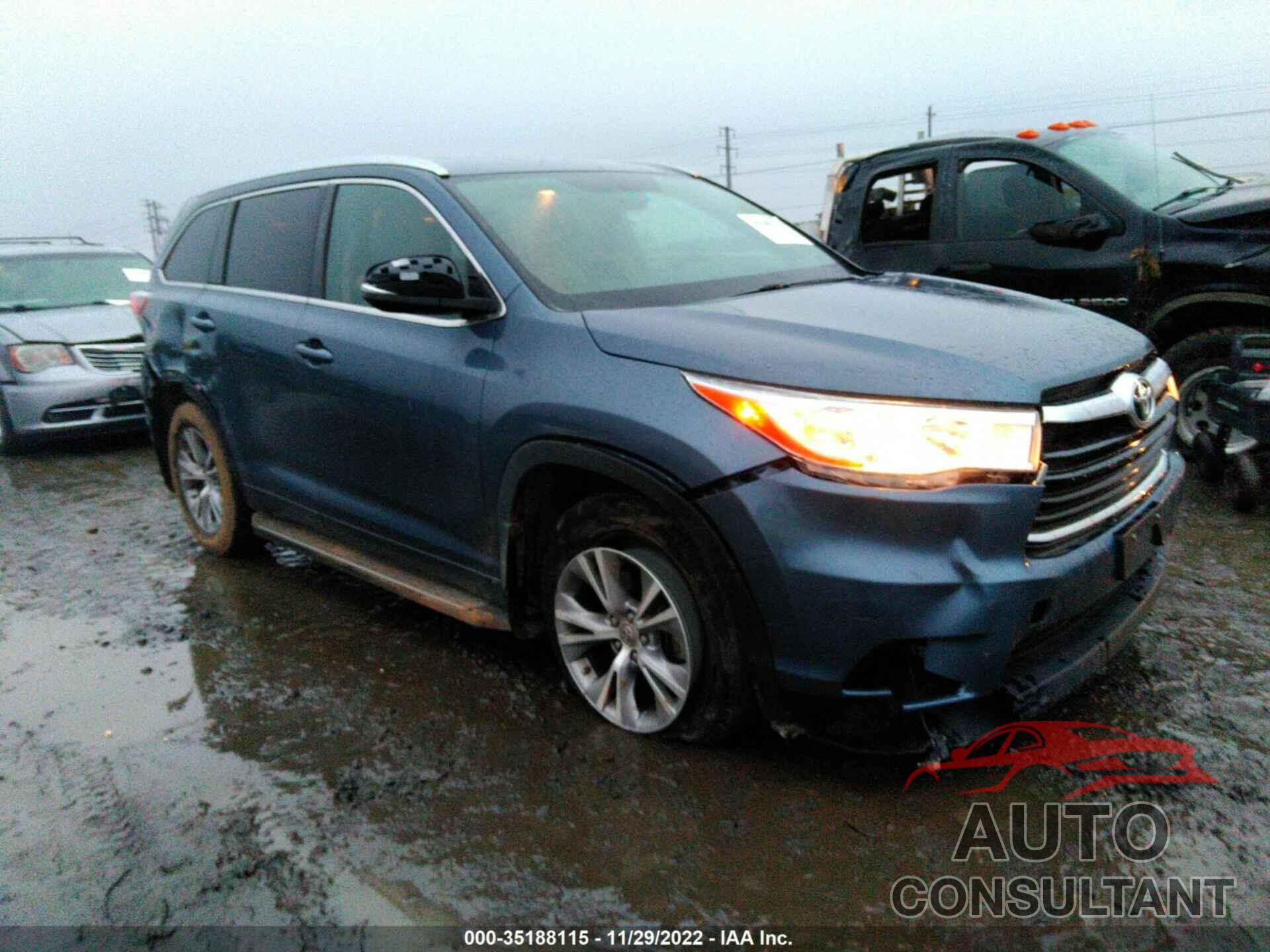 TOYOTA HIGHLANDER 2015 - 5TDKKRFH1FS095419