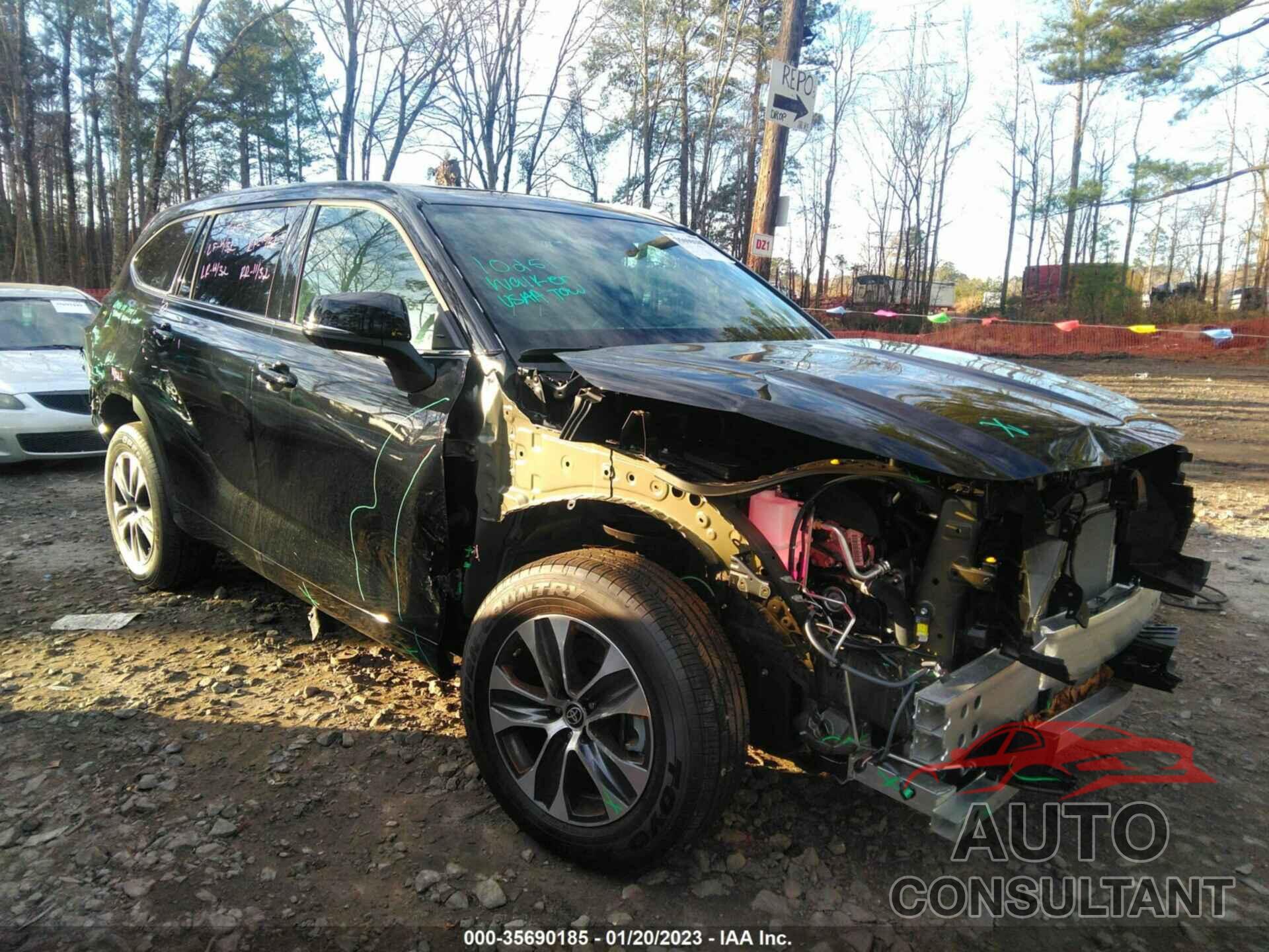 TOYOTA HIGHLANDER 2022 - 5TDGZRBH1NS241078