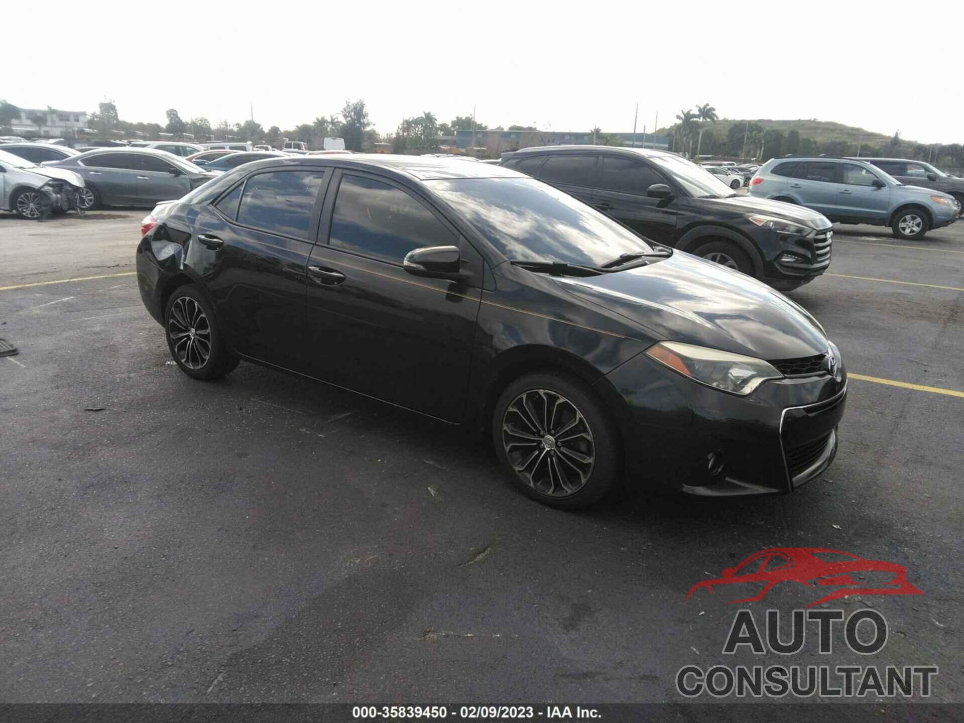 TOYOTA COROLLA 2015 - 2T1BURHE8FC383217