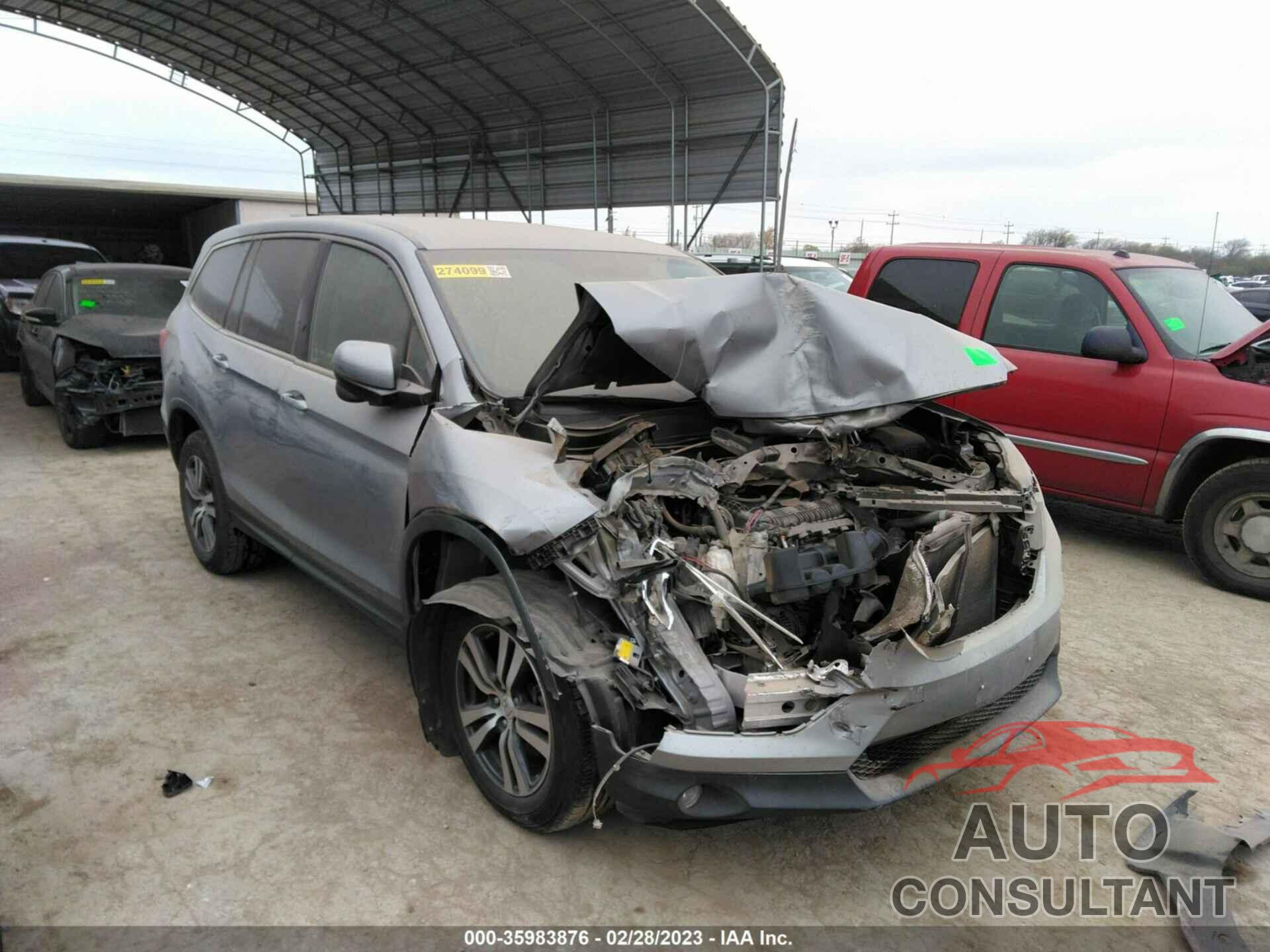 HONDA PILOT 2018 - 5FNYF5H3XJB005822