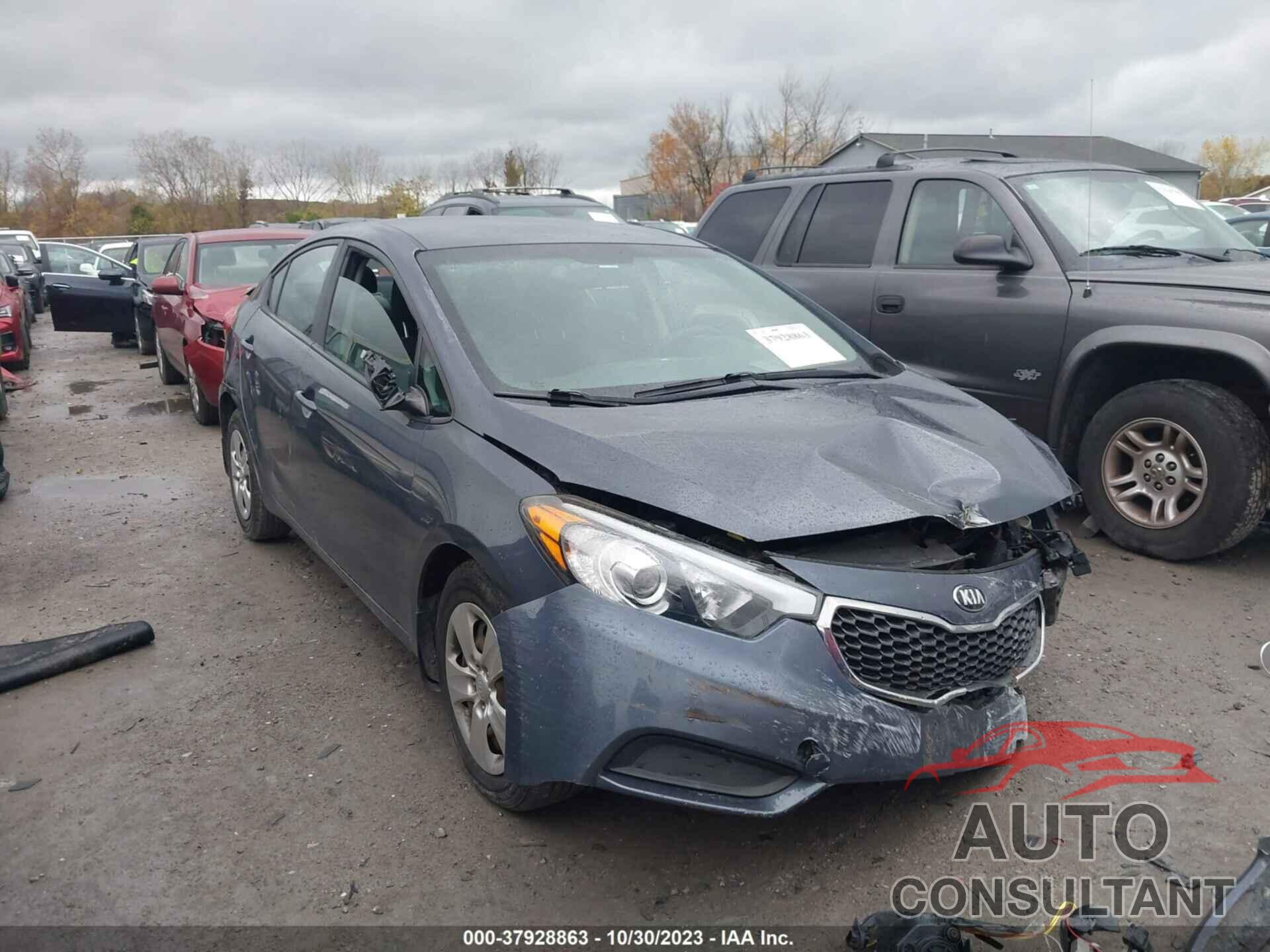 KIA FORTE 2016 - KNAFK4A60G5611302