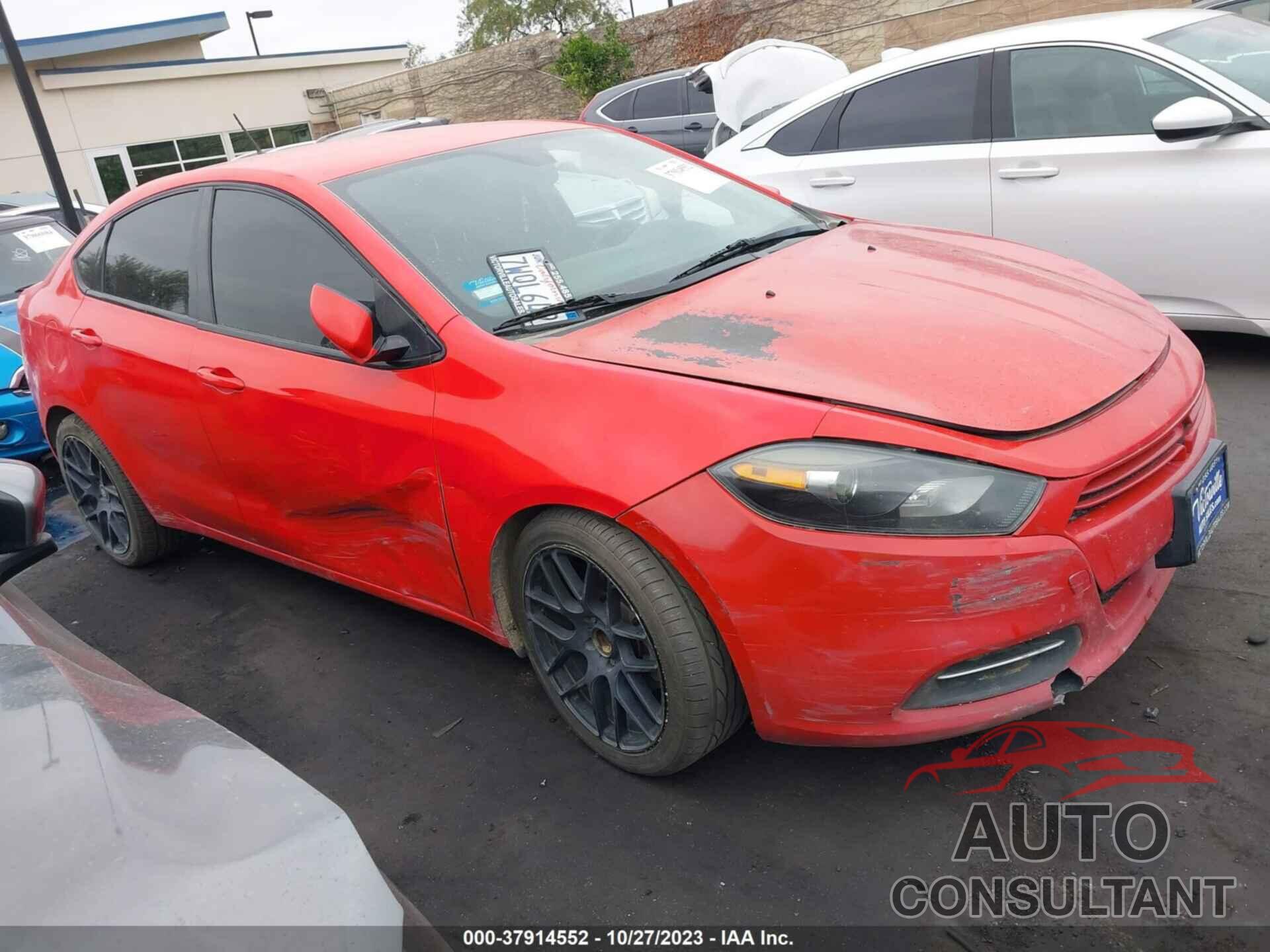 DODGE DART 2016 - 1C3CDFBB7GD762381