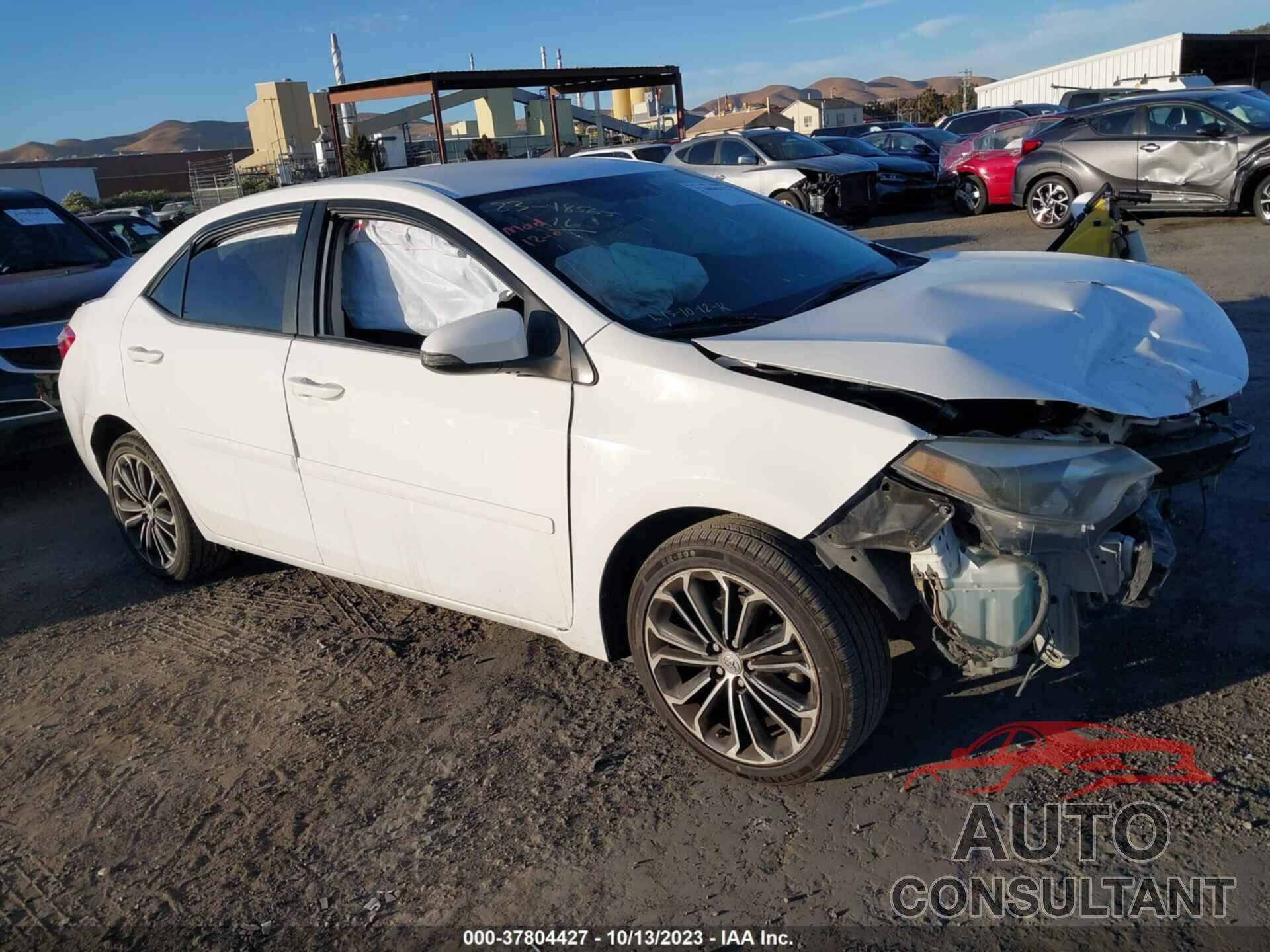TOYOTA COROLLA 2016 - 5YFBURHE1GP463136