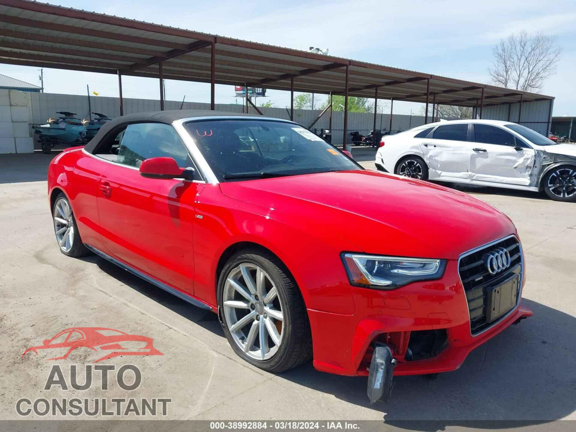 AUDI A5 2017 - WAUD2AFH3HN001055