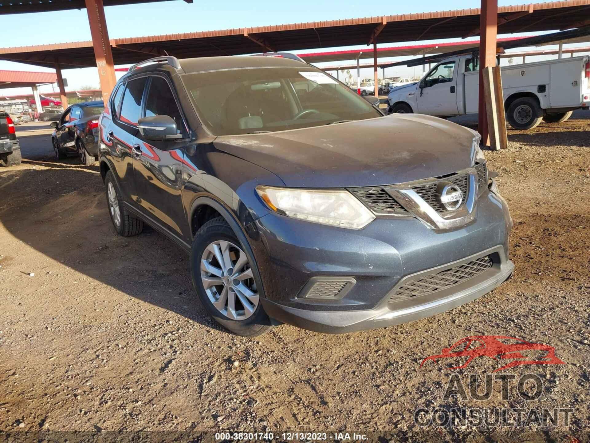 NISSAN ROGUE 2015 - KNMAT2MT9FP572034