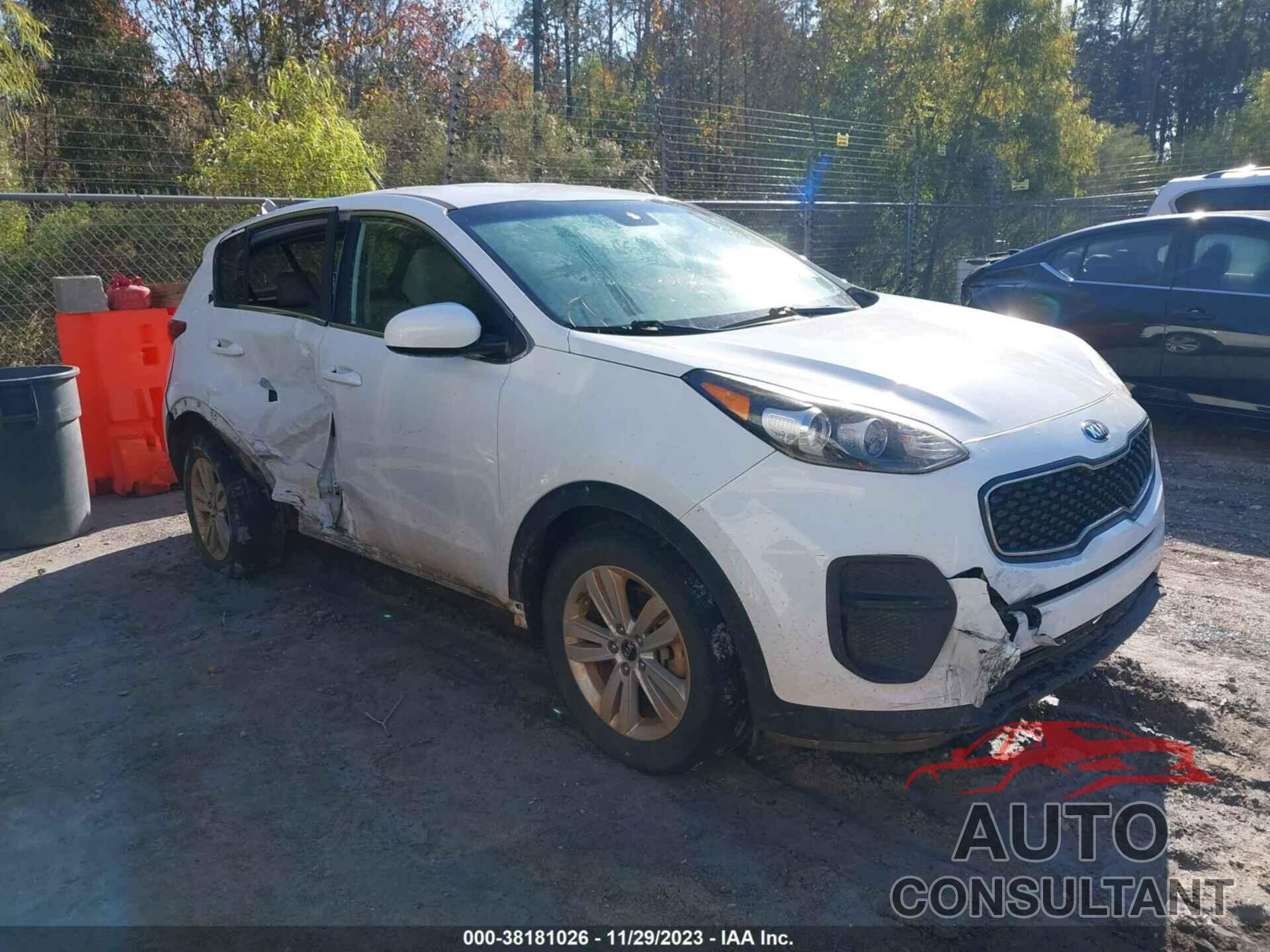 KIA SPORTAGE 2017 - KNDPM3AC4H7160625