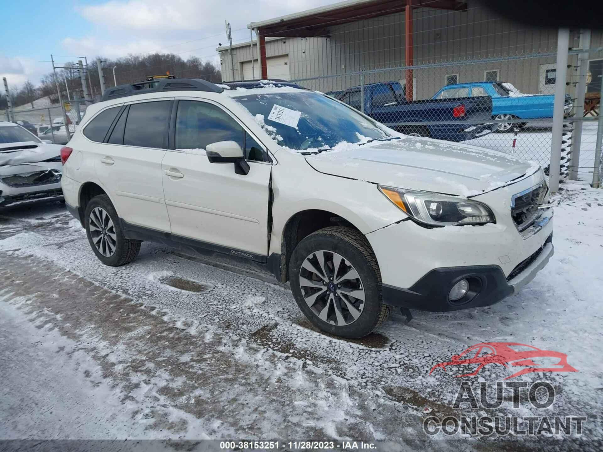 SUBARU OUTBACK 2016 - 4S4BSBNC1G3282428