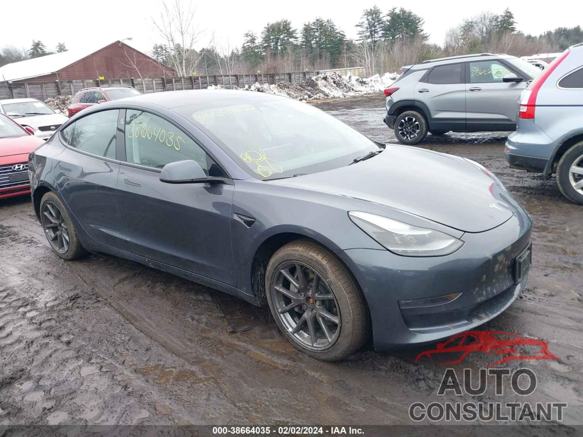 TESLA MODEL 3 2022 - 5YJ3E1EB0NF257375