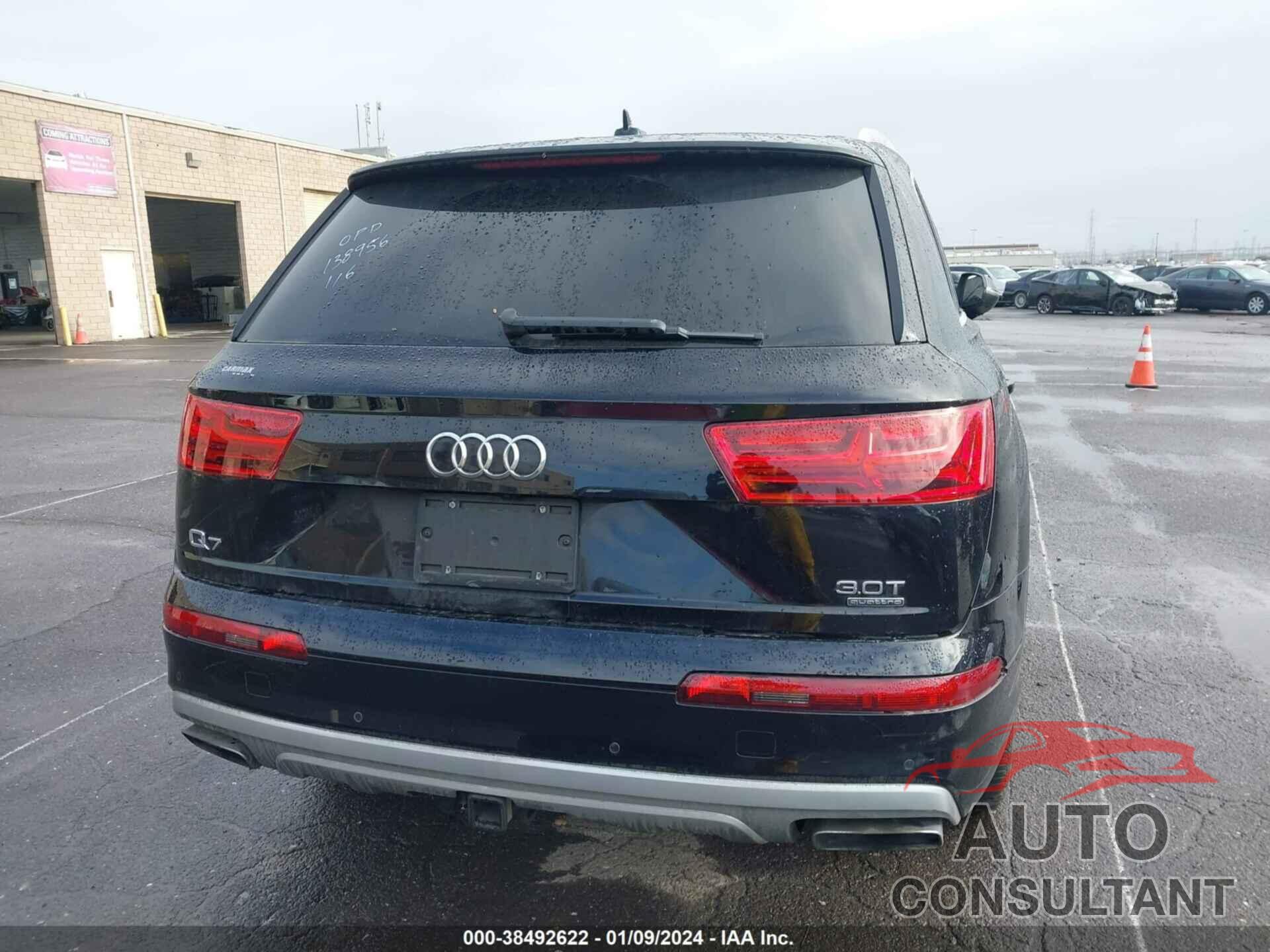 AUDI Q7 2017 - WA1LAAF79HD034523