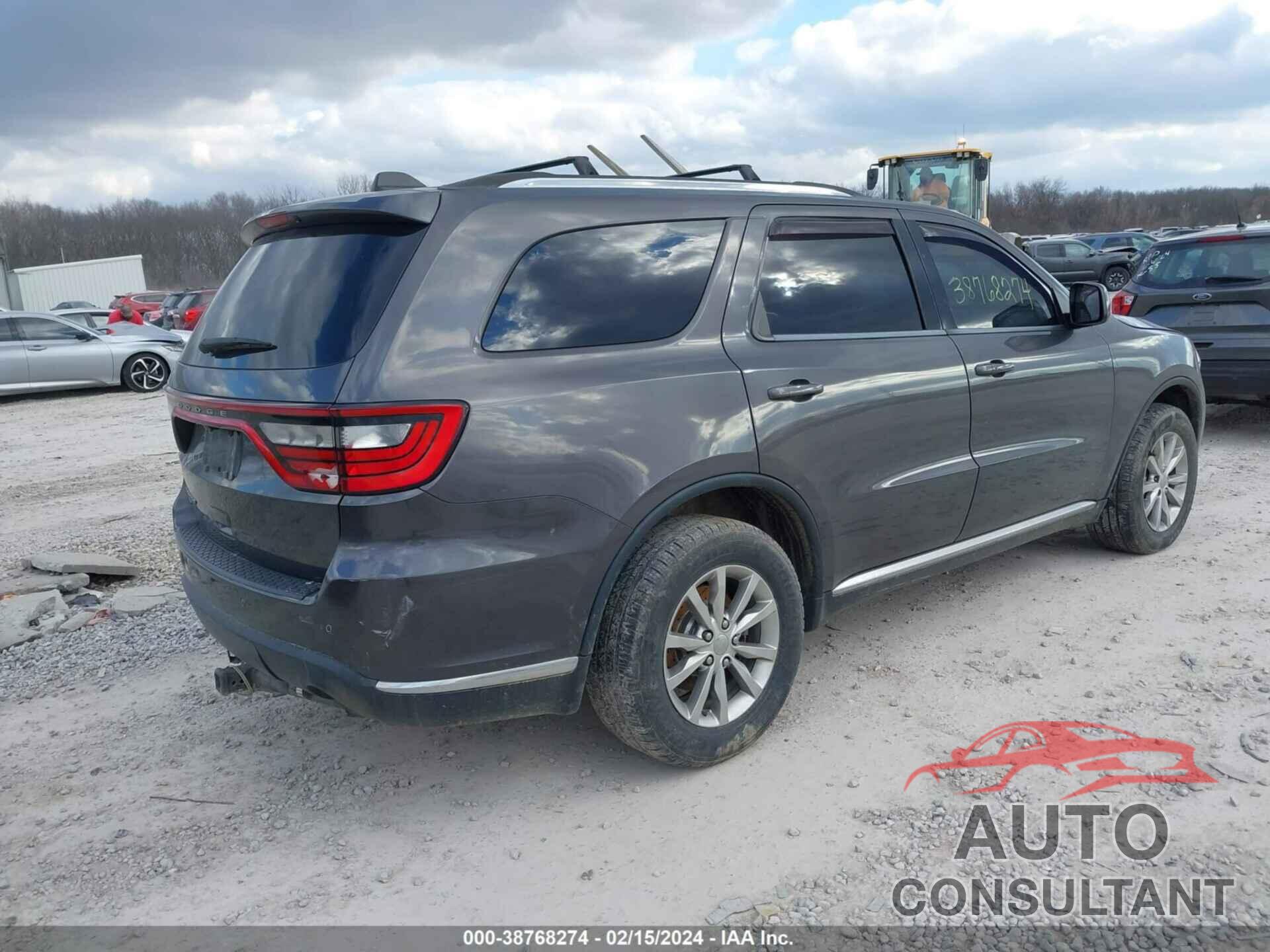 DODGE DURANGO 2016 - 1C4RDJAGXGC486452