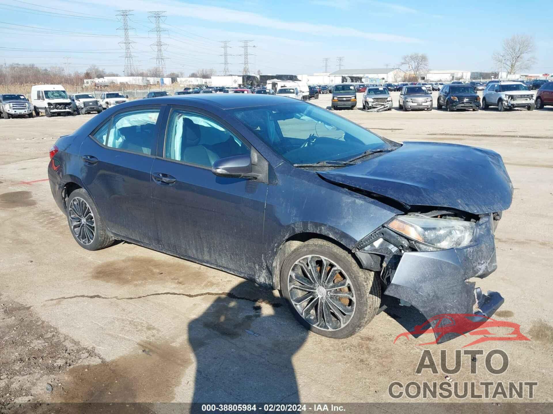 TOYOTA COROLLA 2016 - 2T1BURHE4GC524124