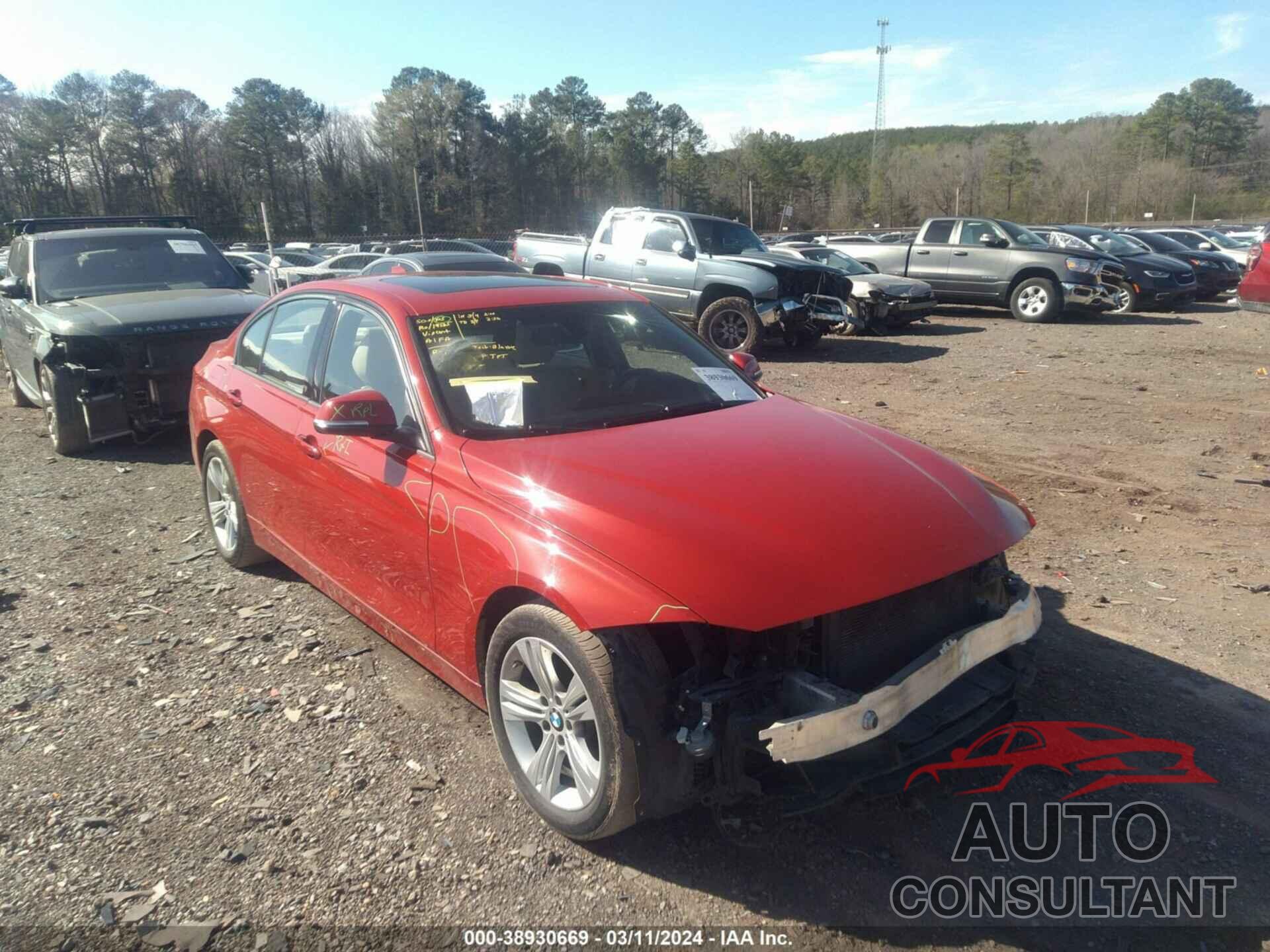 BMW 328I 2016 - WBA8E9G50GNT84088