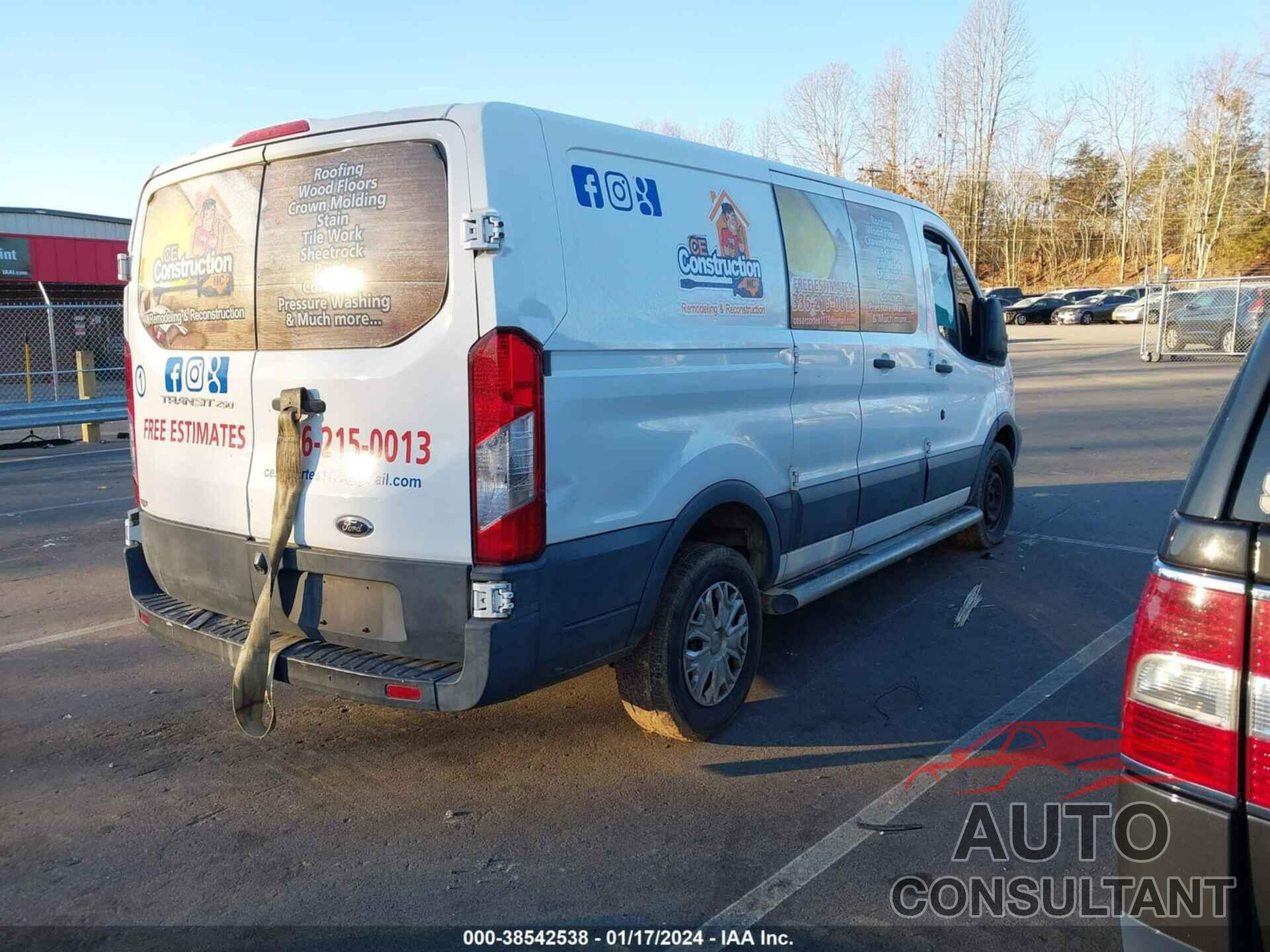 FORD TRANSIT 2017 - 1FTYR1ZM4HKA78480