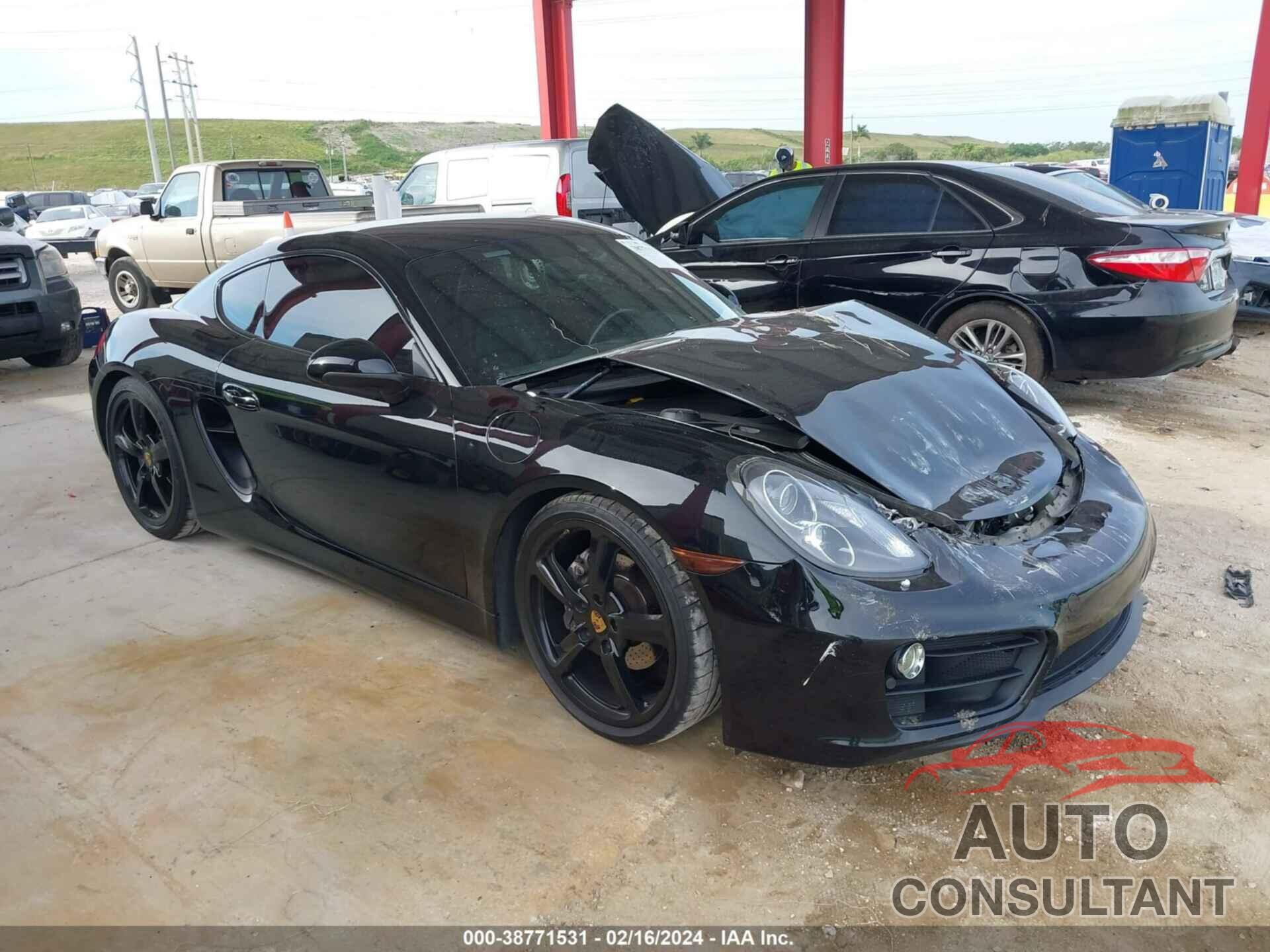 PORSCHE CAYMAN 2016 - WP0AA2A81GK171579