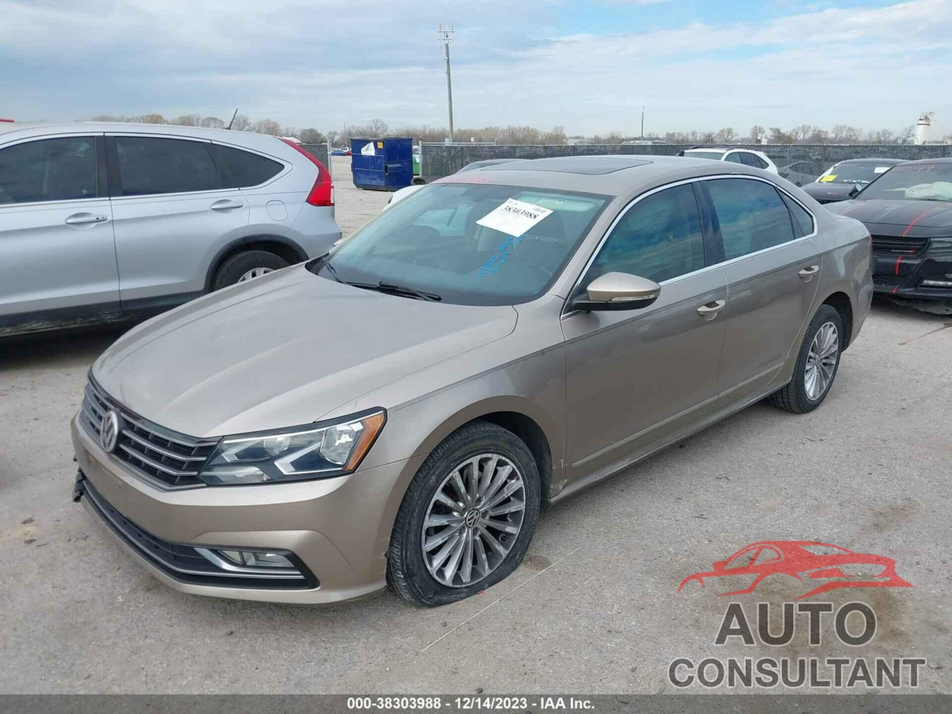 VOLKSWAGEN PASSAT 2016 - 1VWBS7A30GC047488