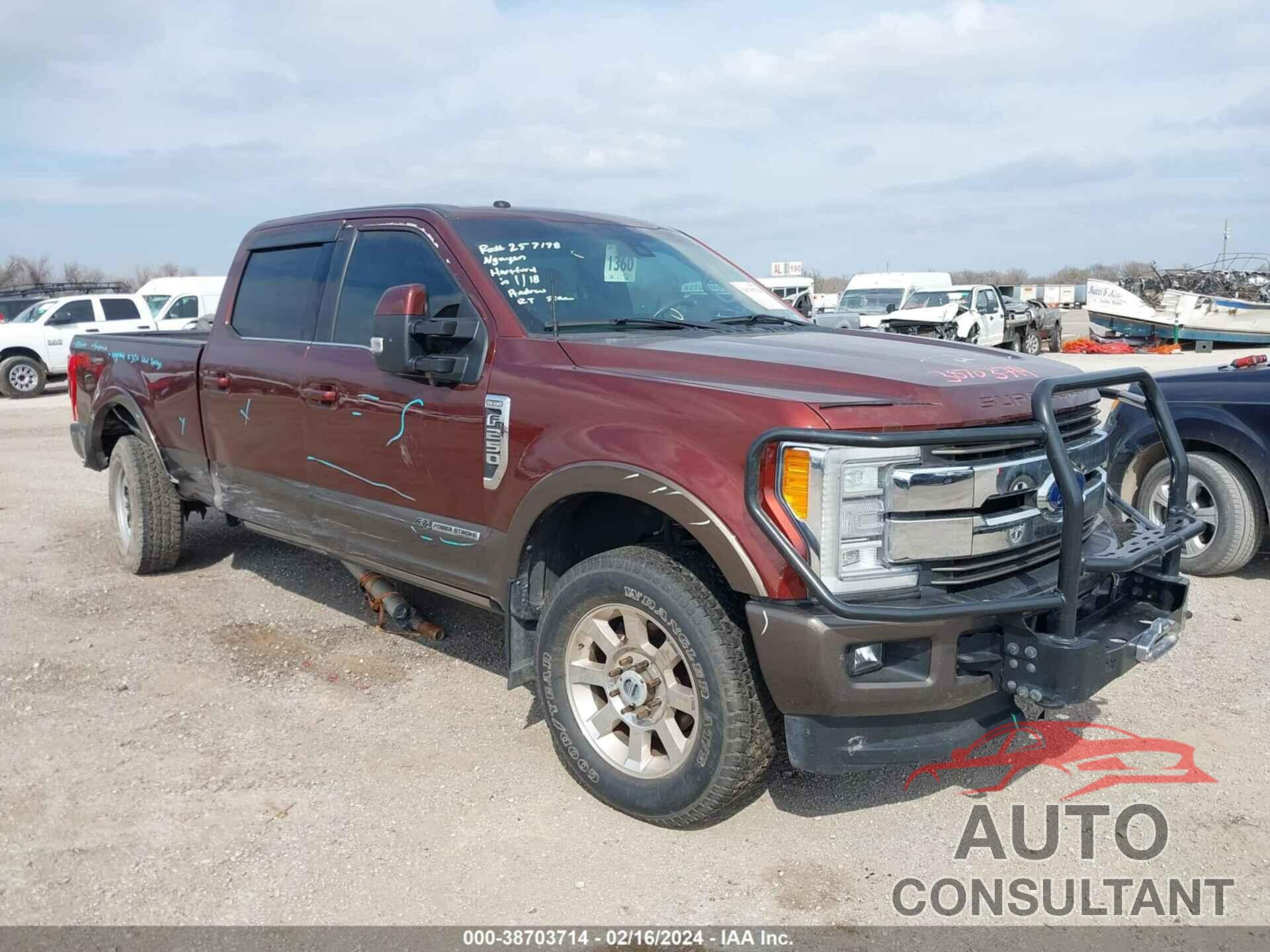 FORD F-250 2017 - 1FT7W2BT8HED91896