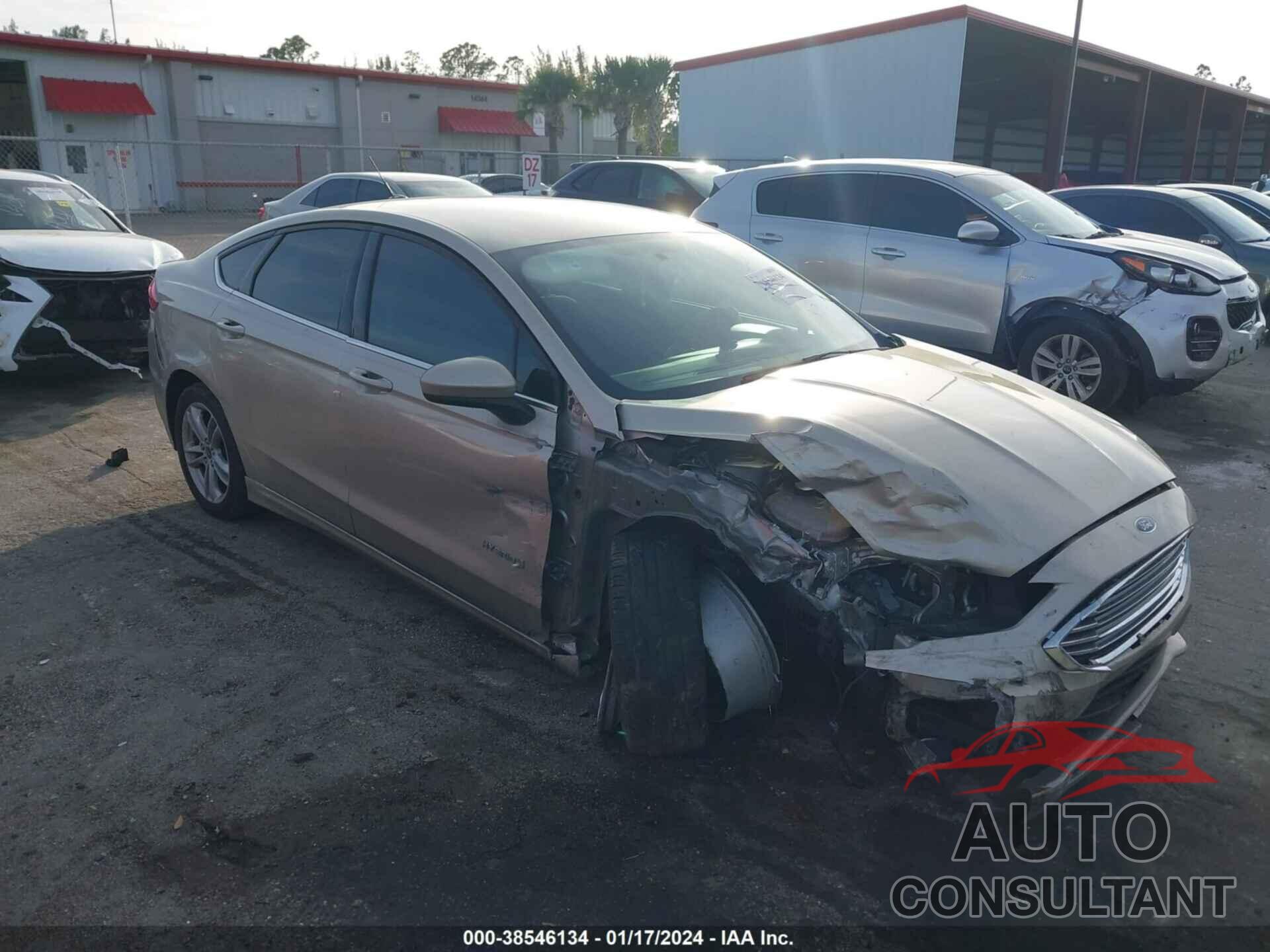 FORD FUSION HYBRID 2018 - 3FA6P0UU9JR165247