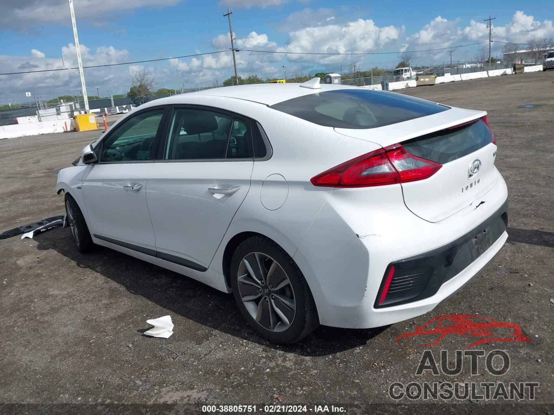 HYUNDAI IONIQ HYBRID 2018 - KMHC85LC6JU089605