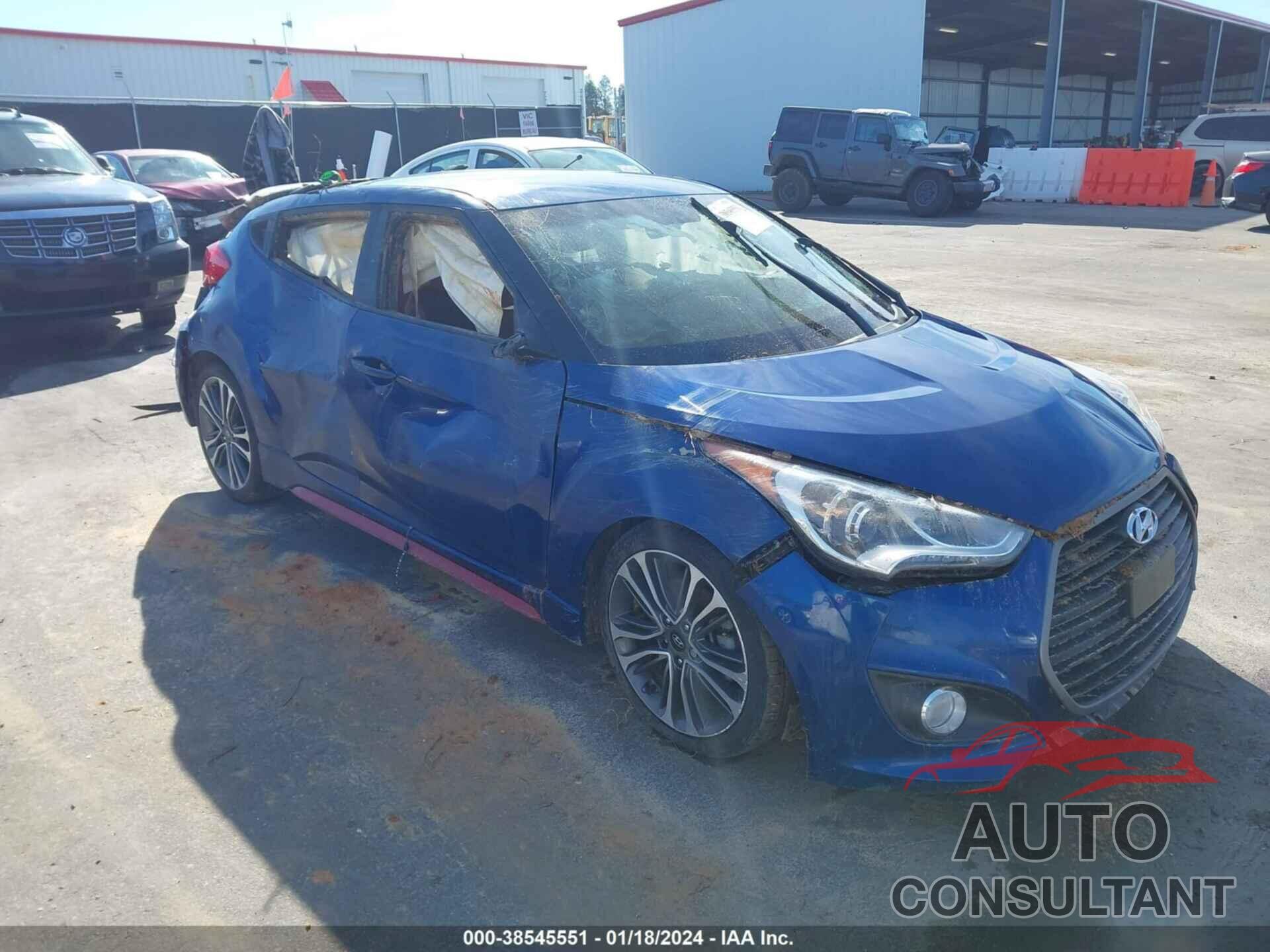 HYUNDAI VELOSTER 2017 - KMHTC6AE6HU318433